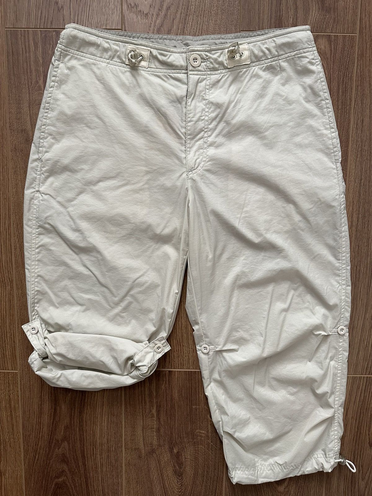 Nike ACG × Vintage Nike ACG Transformer Adjustable Ivory Nylon Women’s Pants Size 30" / US 8 / IT 44 - 2 Thumbnail