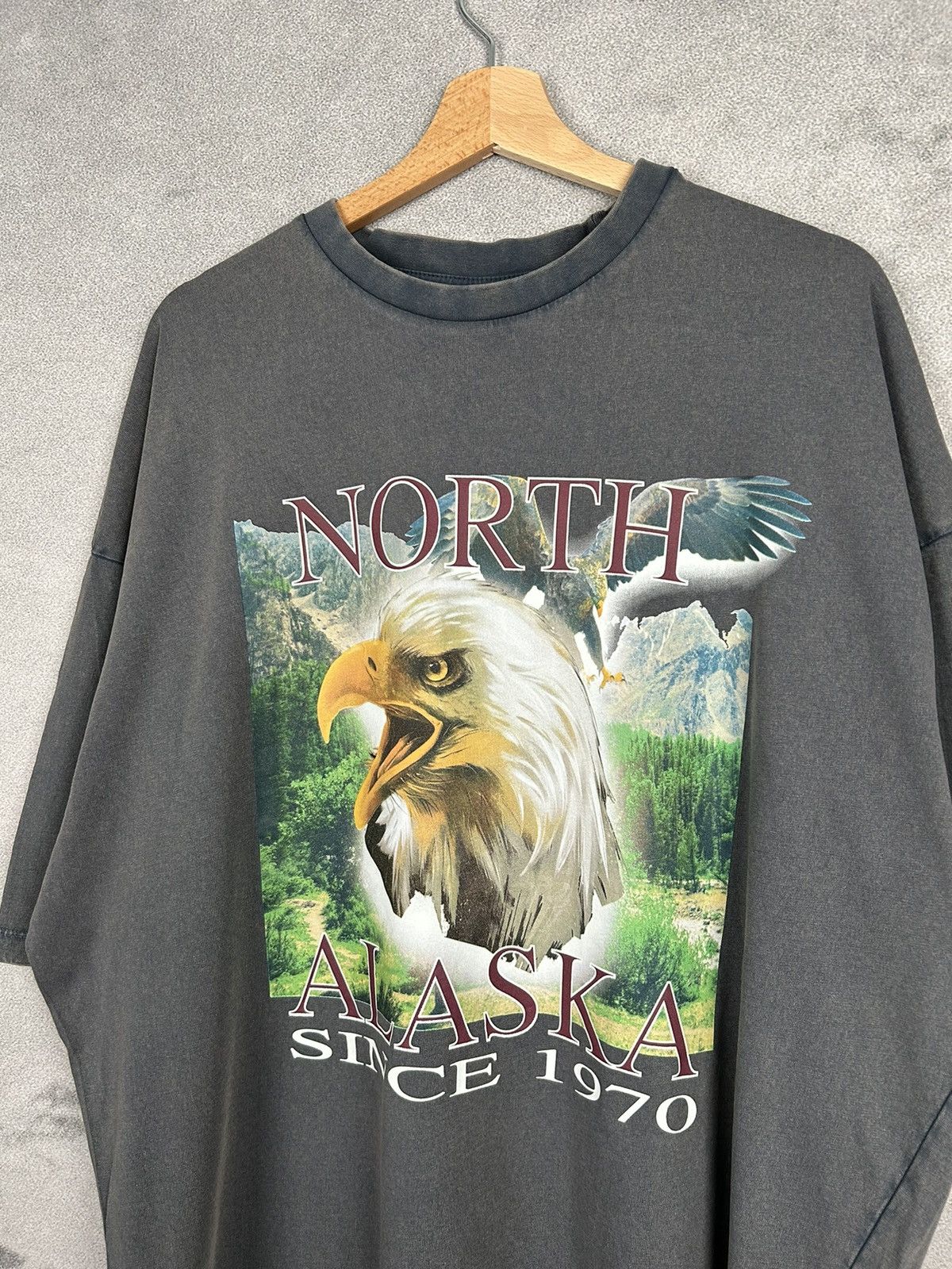 Vintage Vintage Graphic Animal Tee Eagle Rock Skate Size US L / EU 52-54 / 3 - 3 Thumbnail