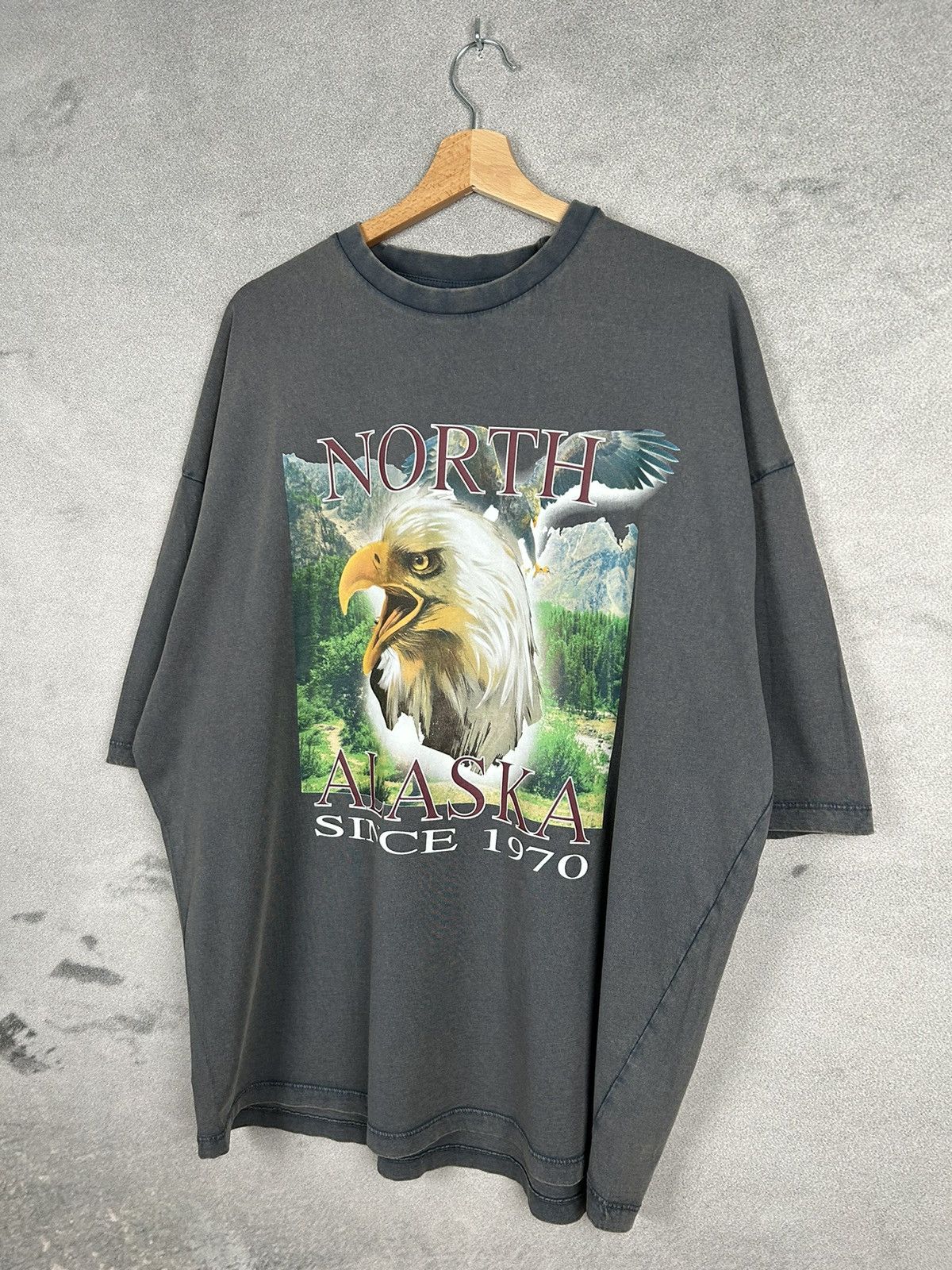 Vintage Vintage Graphic Animal Tee Eagle Rock Skate Size US L / EU 52-54 / 3 - 2 Thumbnail
