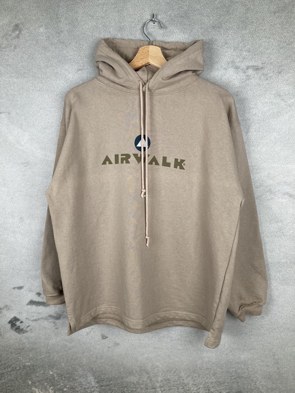 Airwalk Vintage Airwalk 90s Skateboards Hoodie Beige Skategang Size US M / EU 48-50 / 2 - 2 Thumbnail