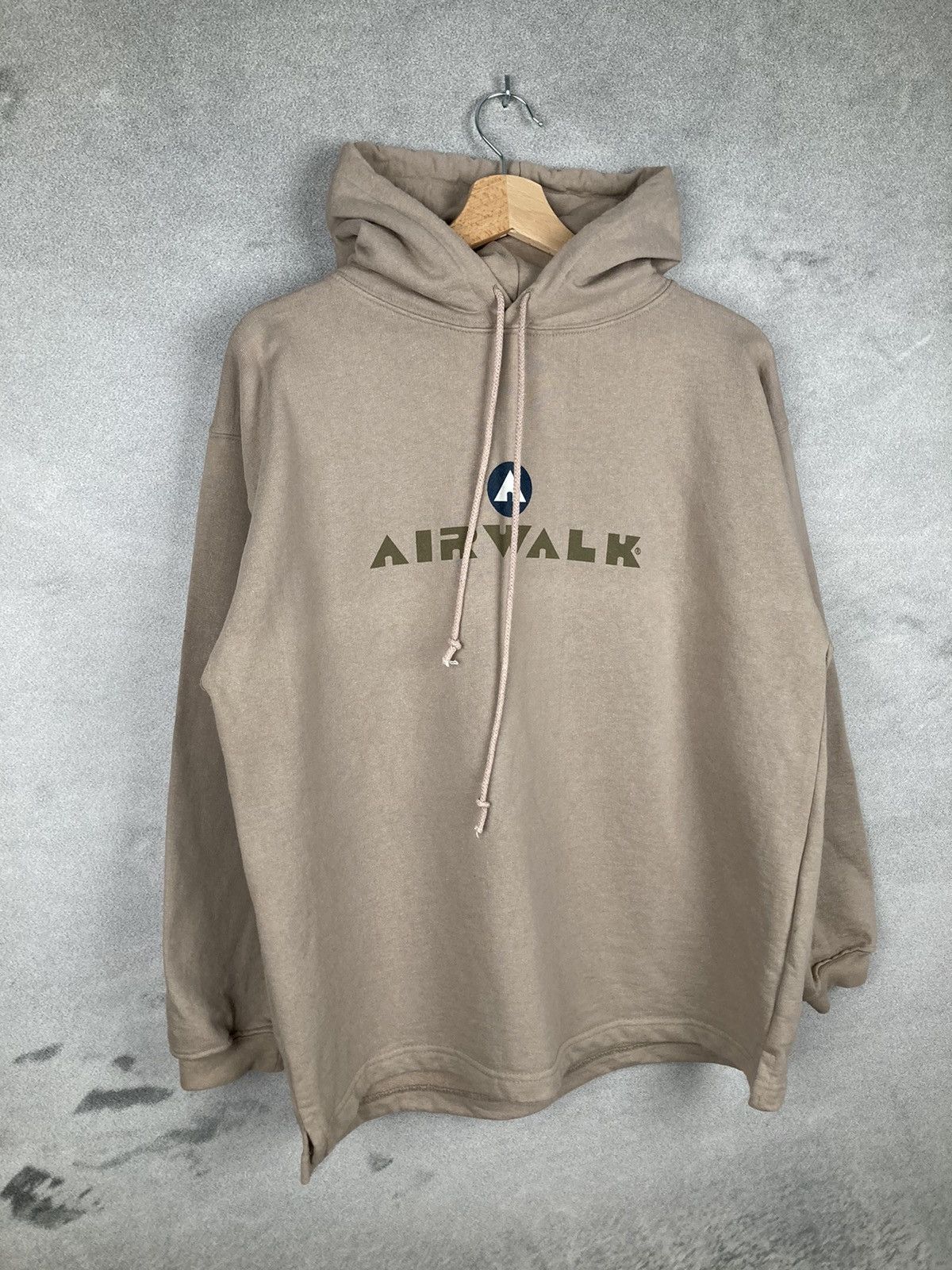 Airwalk Vintage Airwalk 90s Skateboards Hoodie Beige Skategang Size US M / EU 48-50 / 2 - 4 Thumbnail