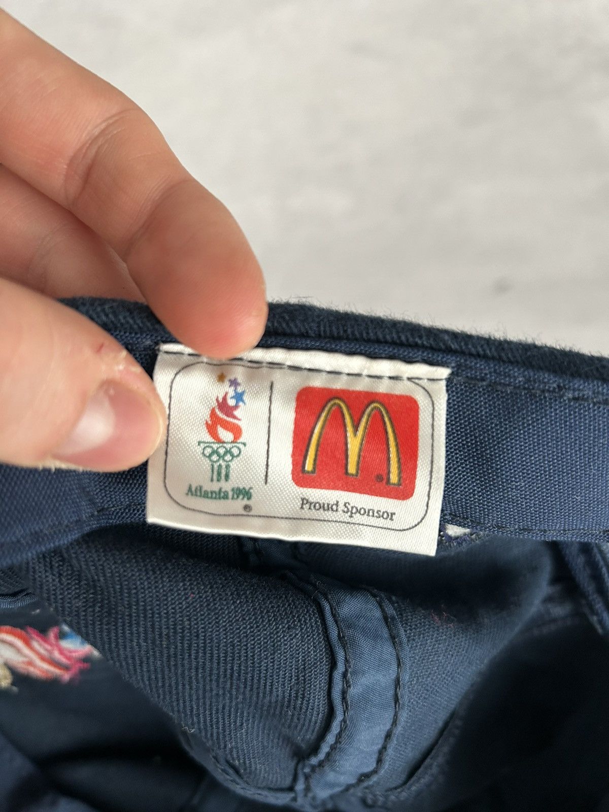 USA Olympics Vintage Atlanta 1996 Olympic Games USA McDonalds 90s Rare Size ONE SIZE - 4 Thumbnail