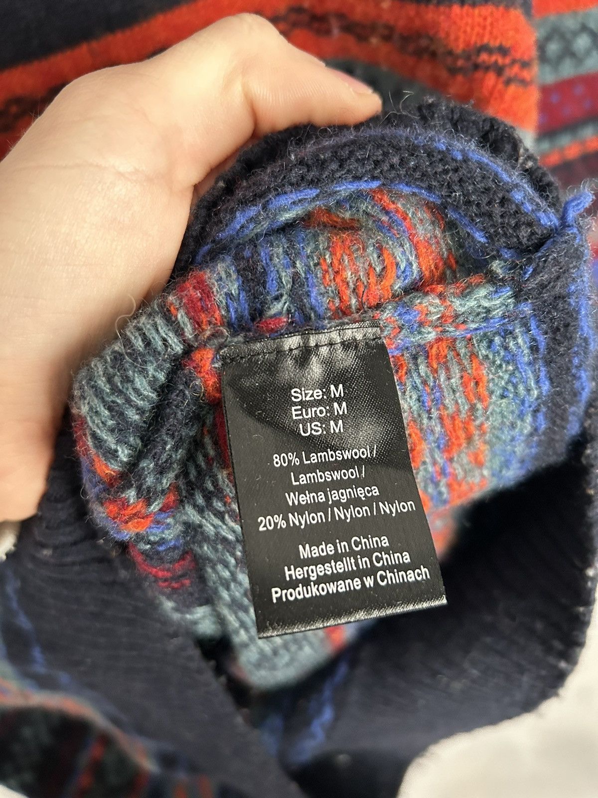 Other Vintage Avant Garde Sweater Striped Wool Kurt Cobain Size US M / EU 48-50 / 2 - 5 Thumbnail