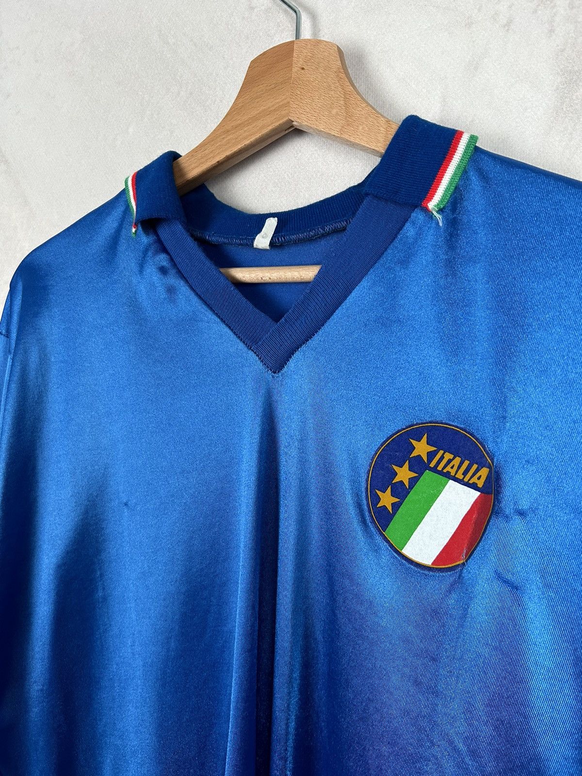 Vintage Vintage Rare Italy 70s 80s Soccer Jersey Retro Size US L / EU 52-54 / 3 - 3 Thumbnail