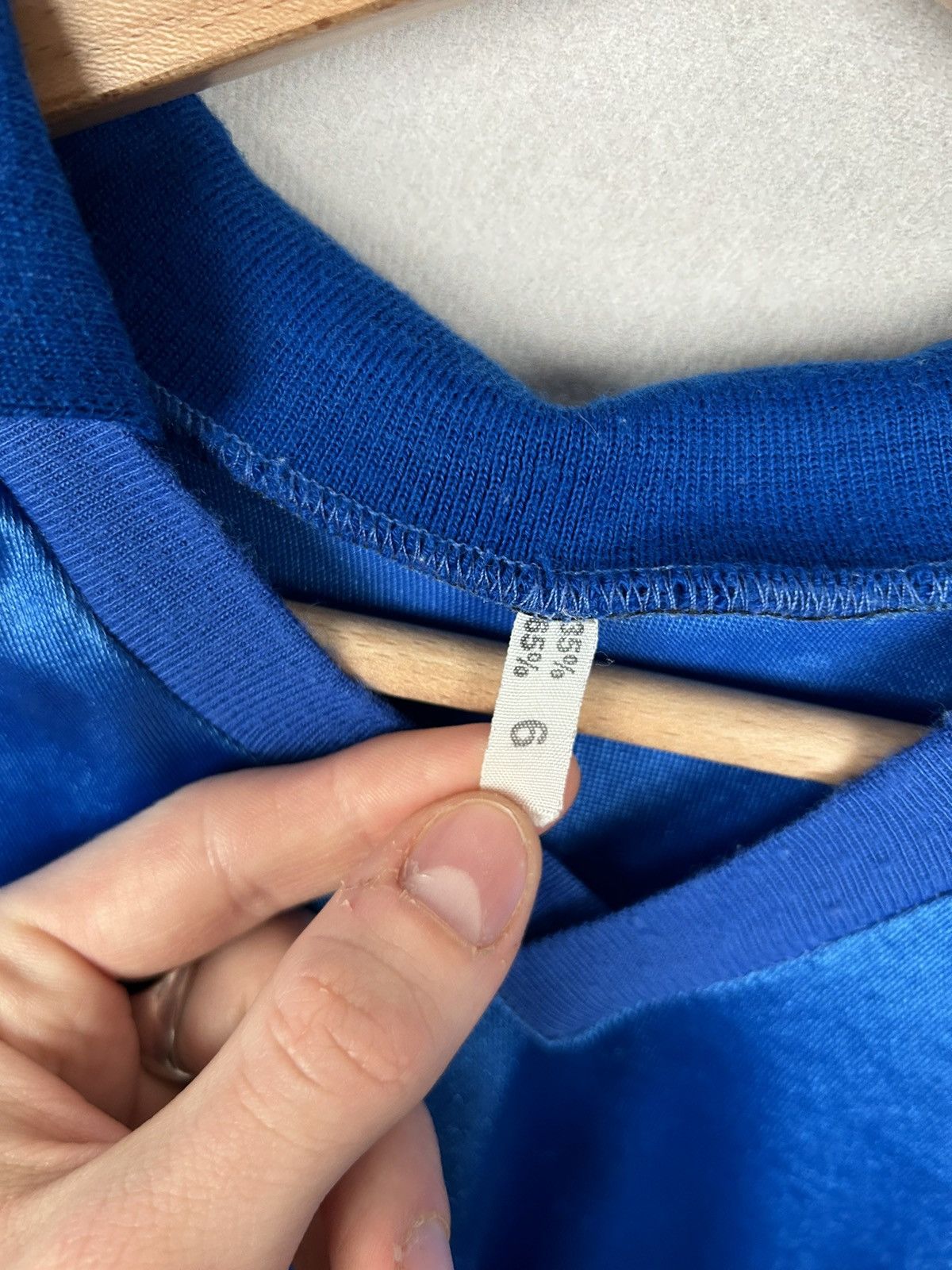 Vintage Vintage Rare Italy 70s 80s Soccer Jersey Retro Size US L / EU 52-54 / 3 - 4 Thumbnail