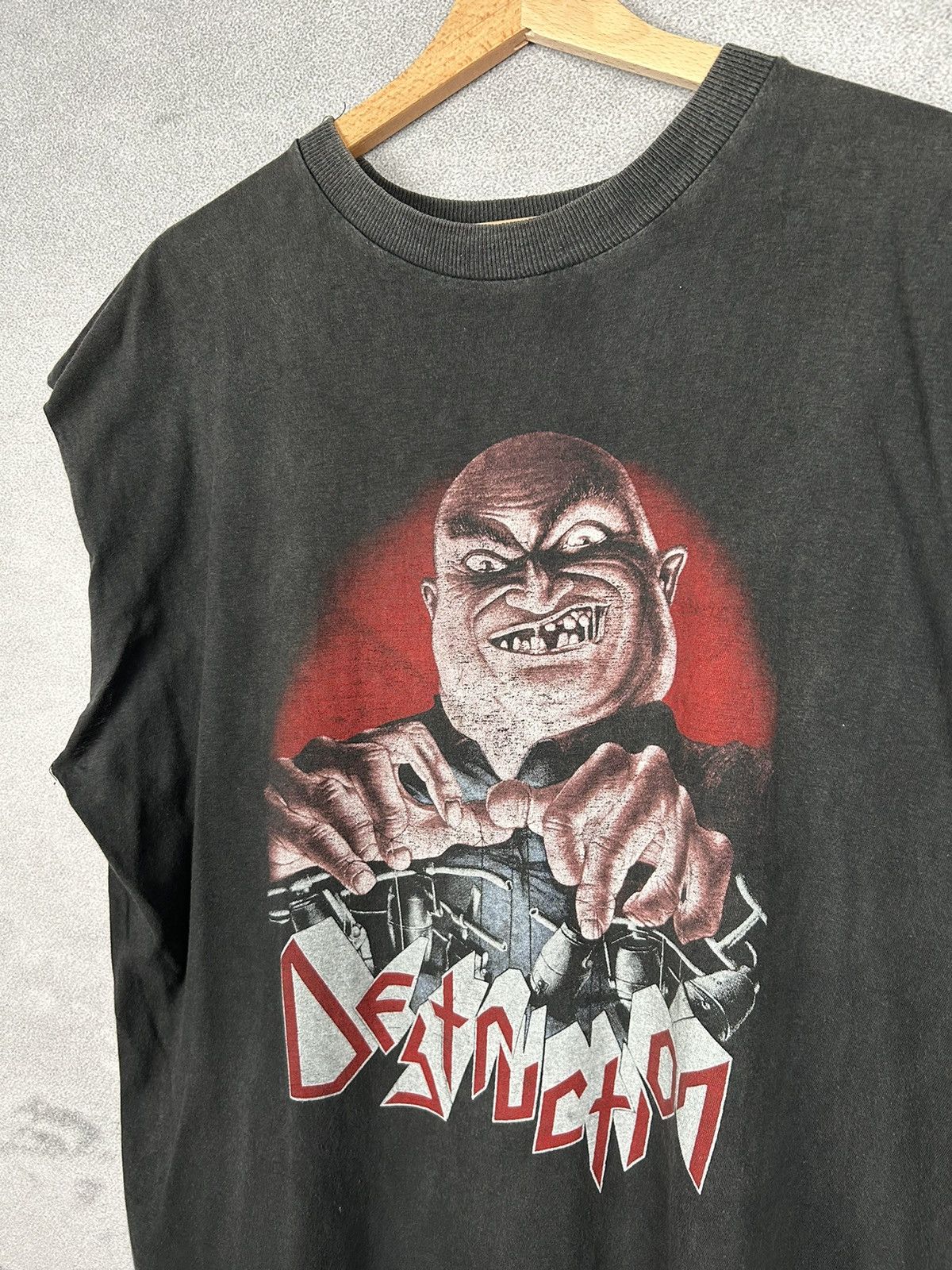 Band Tees Vintage Destruction Rock Band Tee Tank Top Punk Rare 90s Size US XL / EU 56 / 4 - 5 Thumbnail