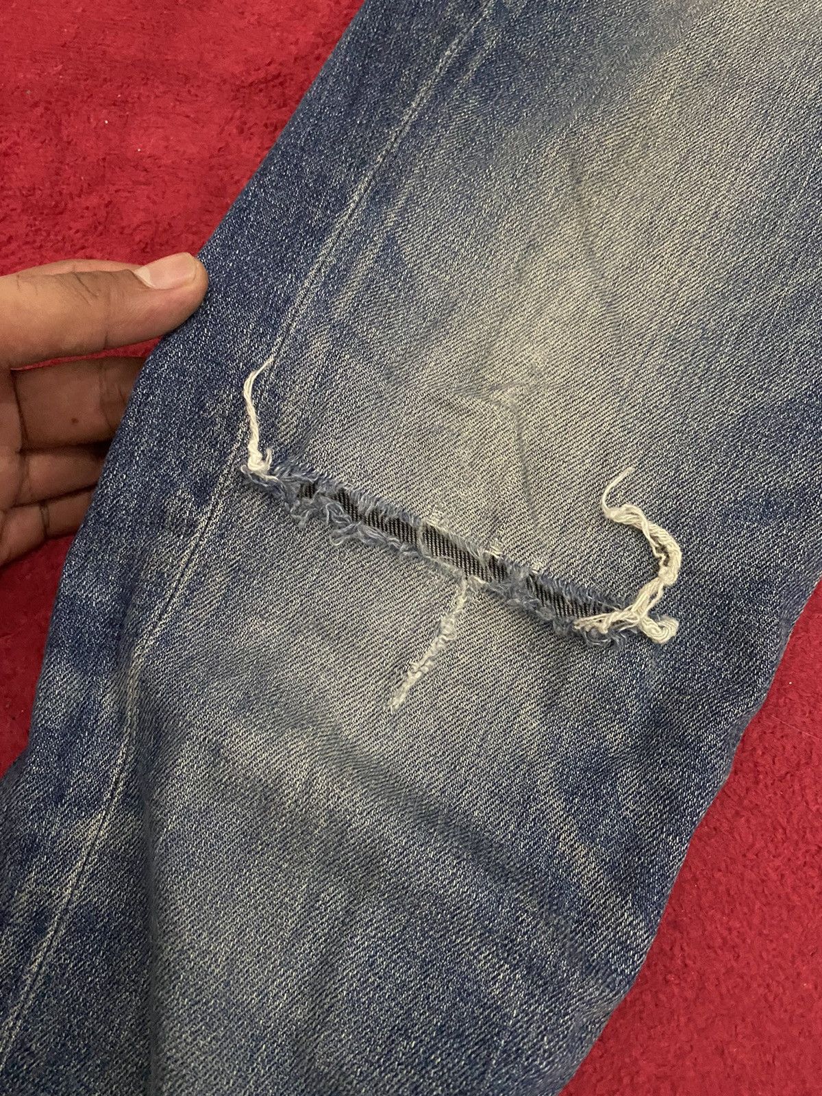 FACTOTUM 🔥Factotum Tapper Fitting Distress Denim Size US 30 / EU 46 - 18 Thumbnail