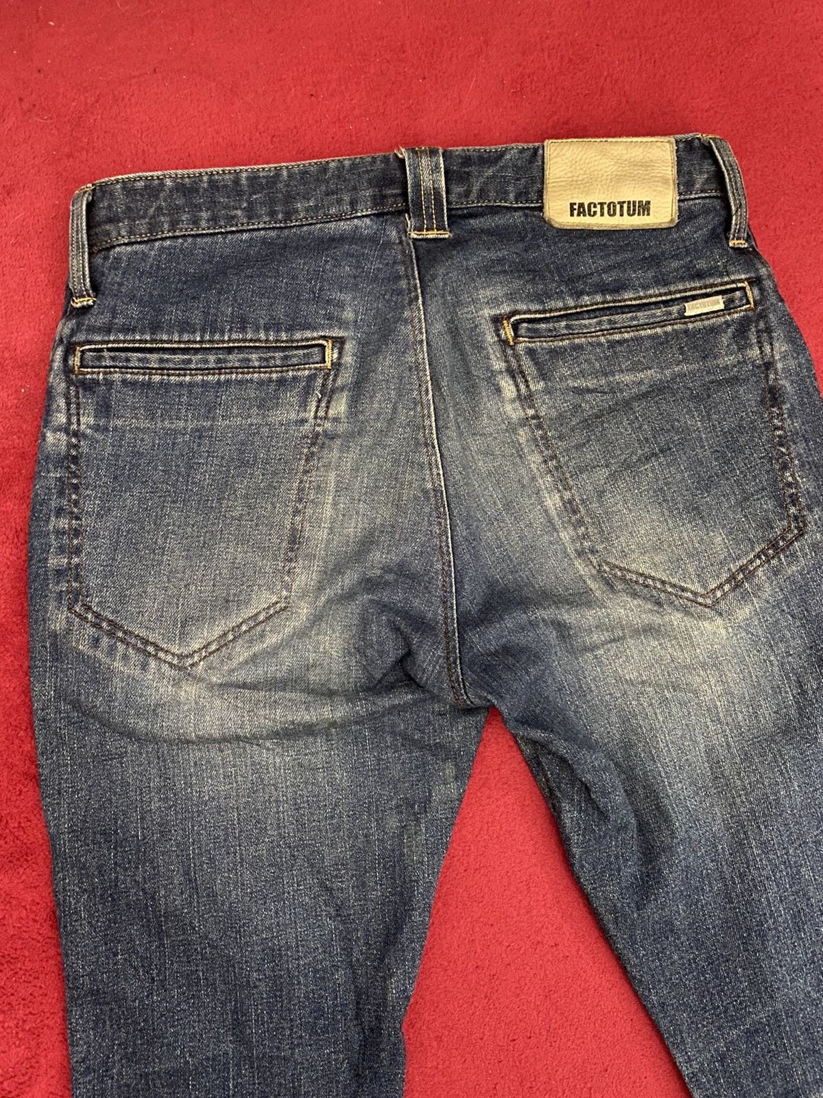 FACTOTUM 🔥Factotum Tapper Fitting Distress Denim Size US 30 / EU 46 - 11 Thumbnail