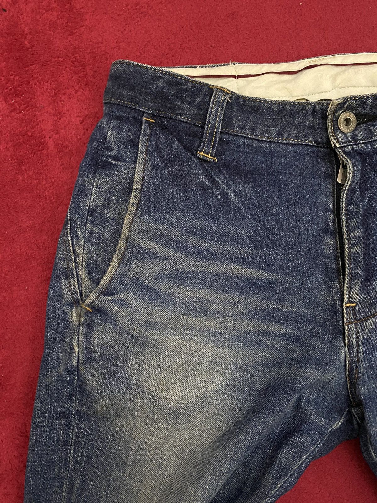 FACTOTUM 🔥Factotum Tapper Fitting Distress Denim Size US 30 / EU 46 - 9 Thumbnail