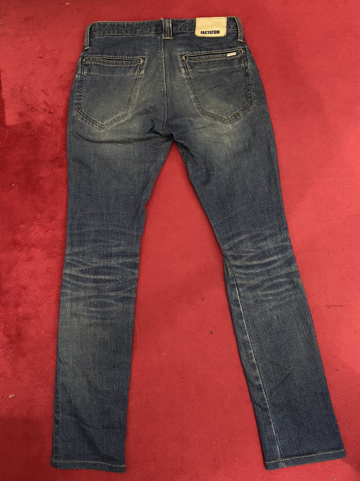 FACTOTUM 🔥Factotum Tapper Fitting Distress Denim Size US 30 / EU 46 - 4 Thumbnail