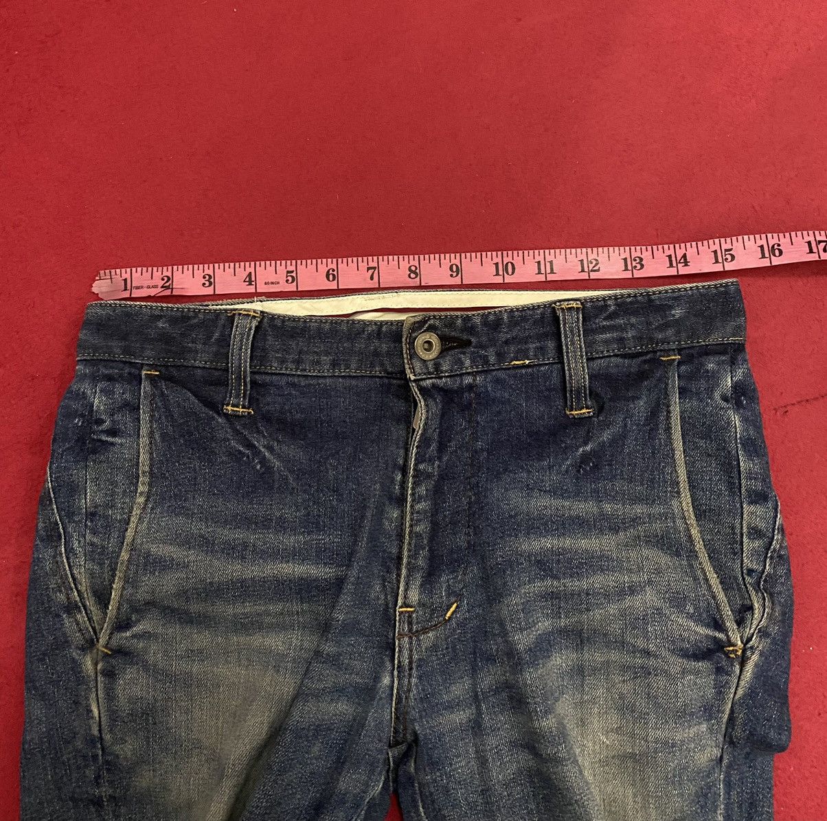 FACTOTUM 🔥Factotum Tapper Fitting Distress Denim Size US 30 / EU 46 - 16 Thumbnail