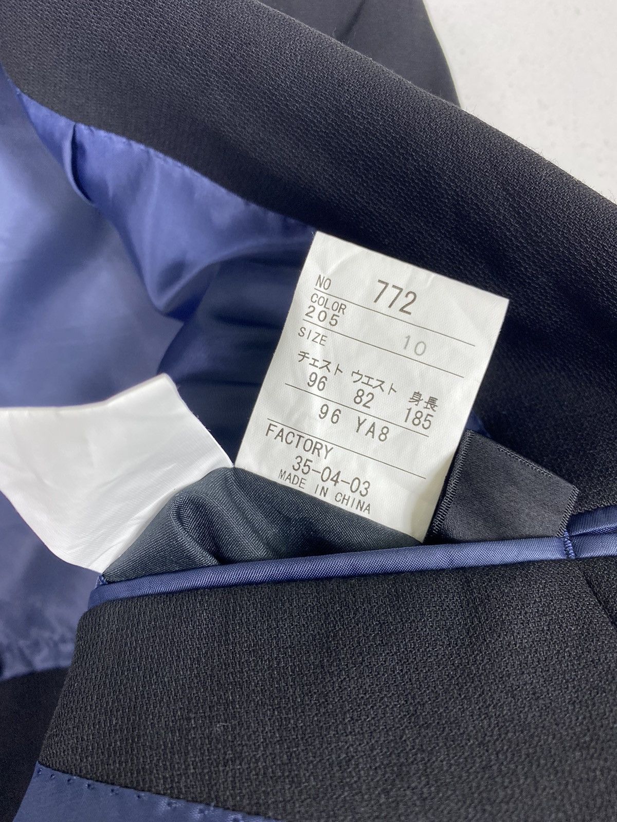 Designer × Japanese Brand × Kansai Yamamoto 🔥Vintage Kansai Yamamoto Formal Blazer Size 44R - 9 Thumbnail