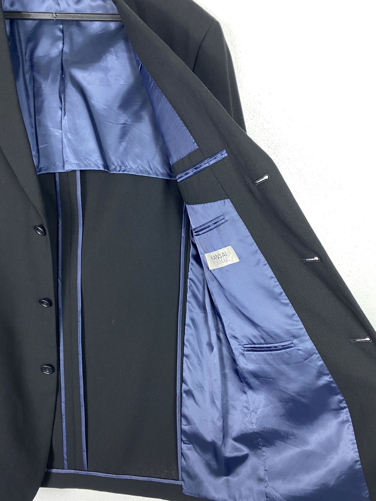 Designer × Japanese Brand × Kansai Yamamoto 🔥Vintage Kansai Yamamoto Formal Blazer Size 44R - 6 Thumbnail