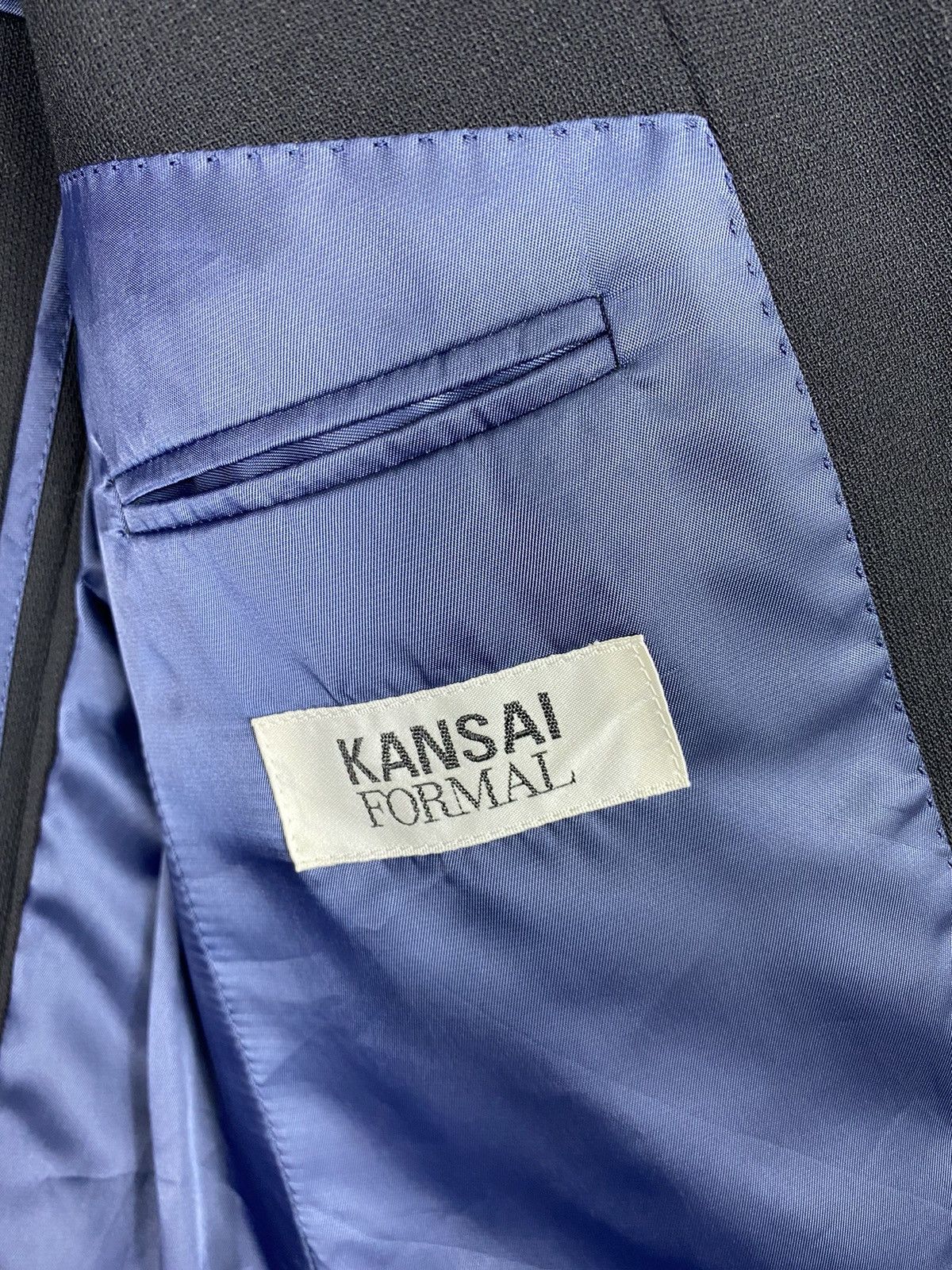 Designer × Japanese Brand × Kansai Yamamoto 🔥Vintage Kansai Yamamoto Formal Blazer Size 44R - 7 Thumbnail