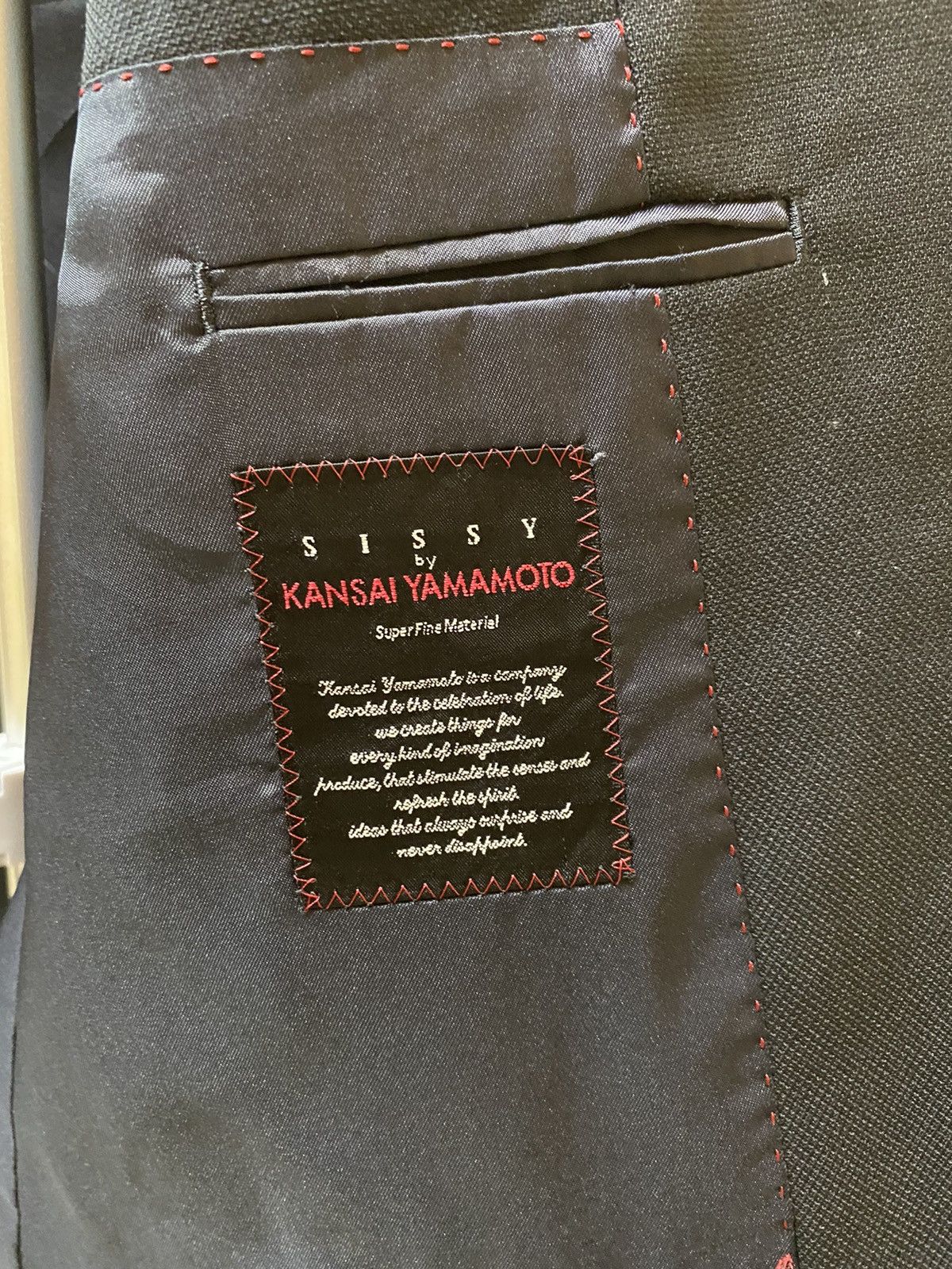 Designer × Kansai Yamamoto Sissy By Kansai Yamamoto Formal Blazer Large Size Size US L / EU 52-54 / 3 - 8 Thumbnail