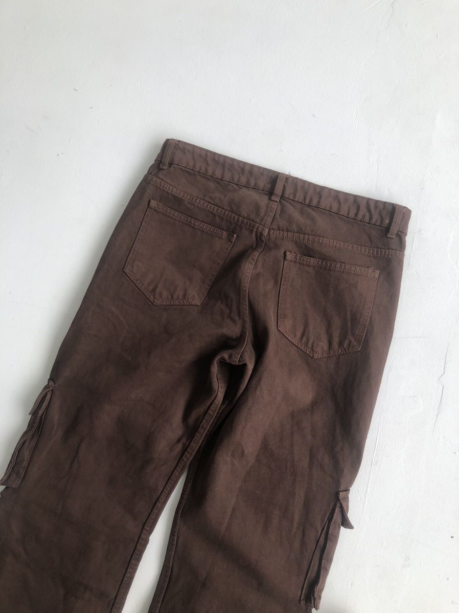 20471120 × Le Grande Bleu (L.G.B.) Japanese Brown Multi pocket Cargo Jeans / Travis Scott Style Size US 32 / EU 48 - 7 Thumbnail