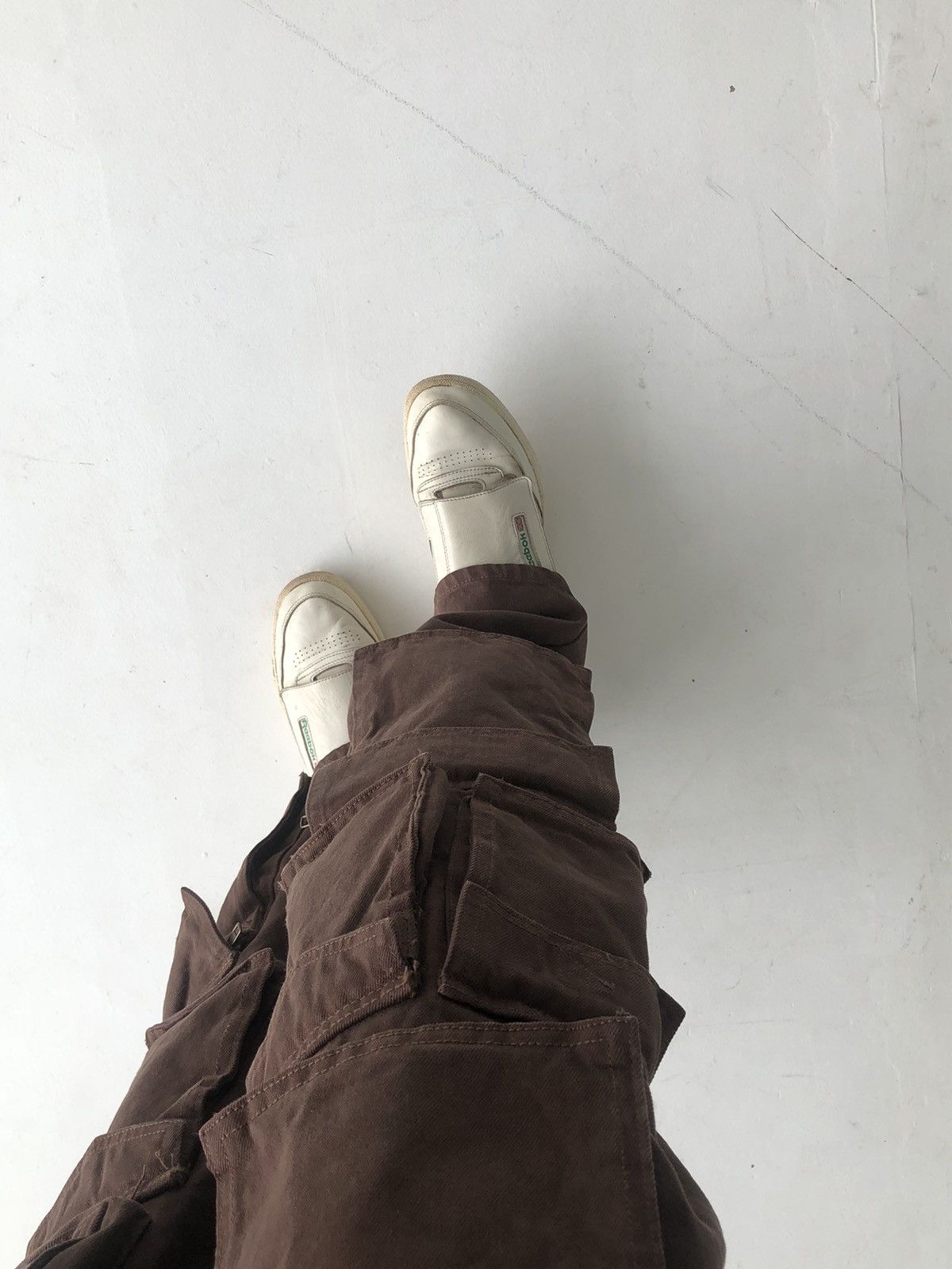 20471120 × Le Grande Bleu (L.G.B.) Japanese Brown Multi pocket Cargo Jeans / Travis Scott Style Size US 32 / EU 48 - 10 Thumbnail