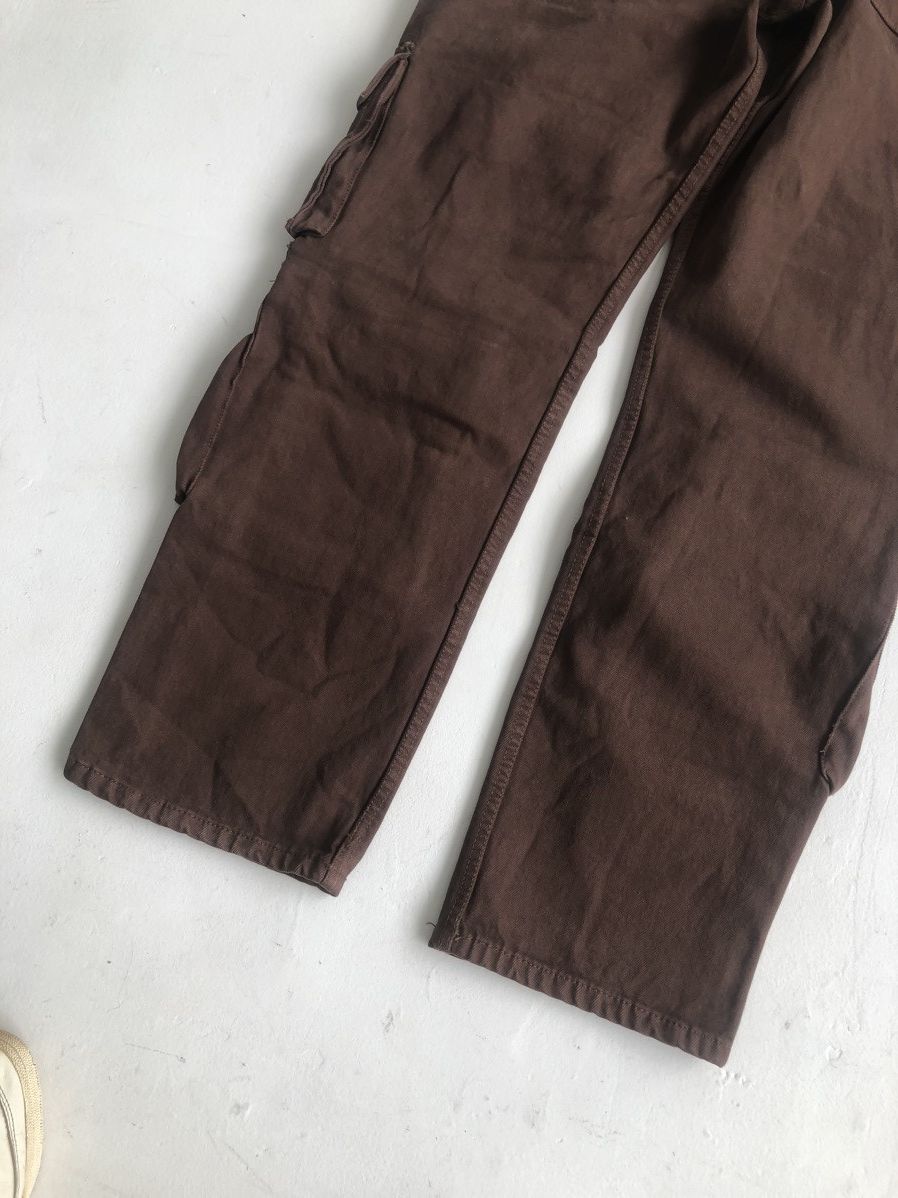 20471120 × Le Grande Bleu (L.G.B.) Japanese Brown Multi pocket Cargo Jeans / Travis Scott Style Size US 32 / EU 48 - 6 Thumbnail