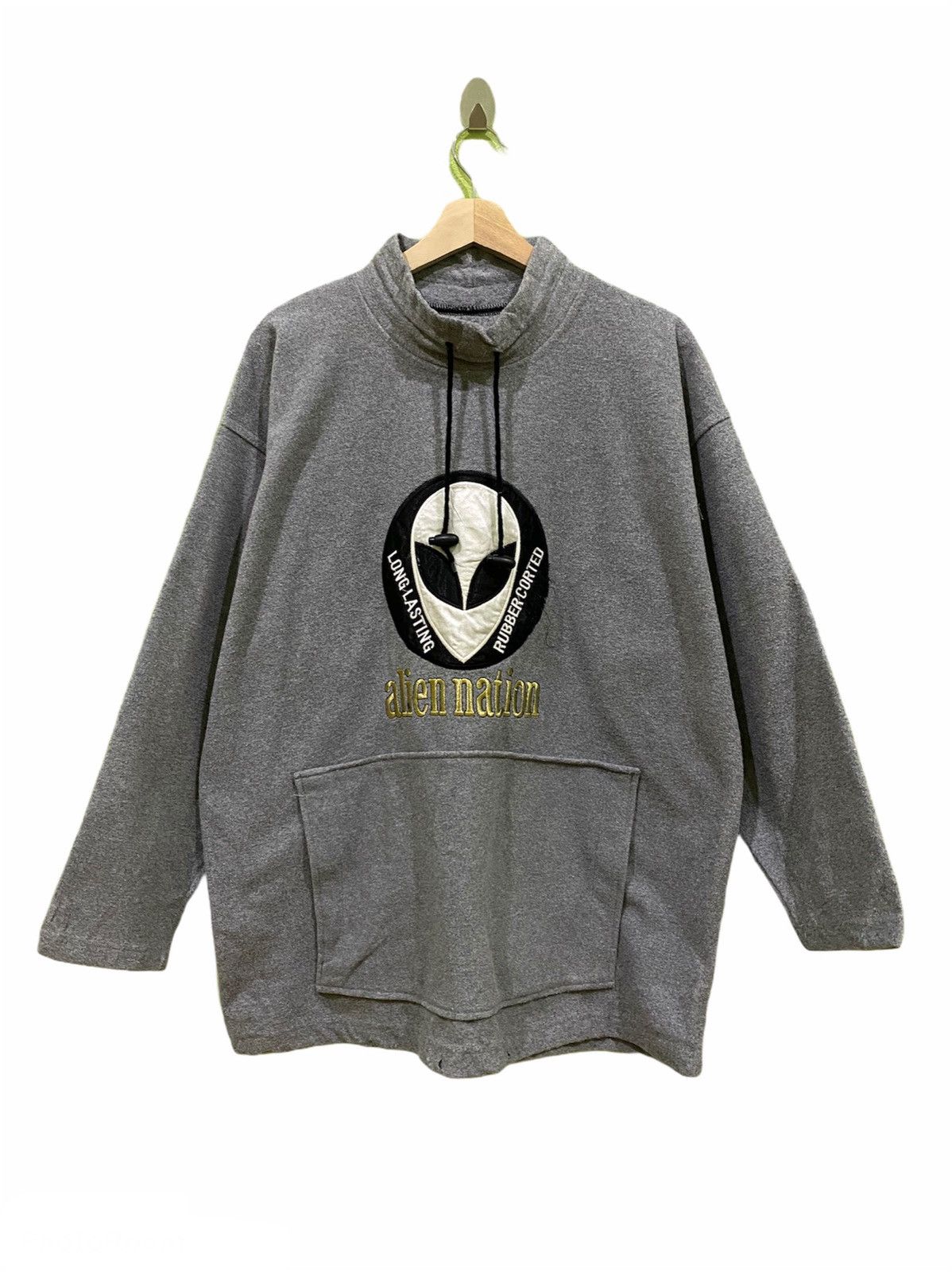 Japanese Brand 🔥 ALIEN NATION TURTLE NECK FLEECE SWEATER Size US L / EU 52-54 / 3 - 1 Thumbnail