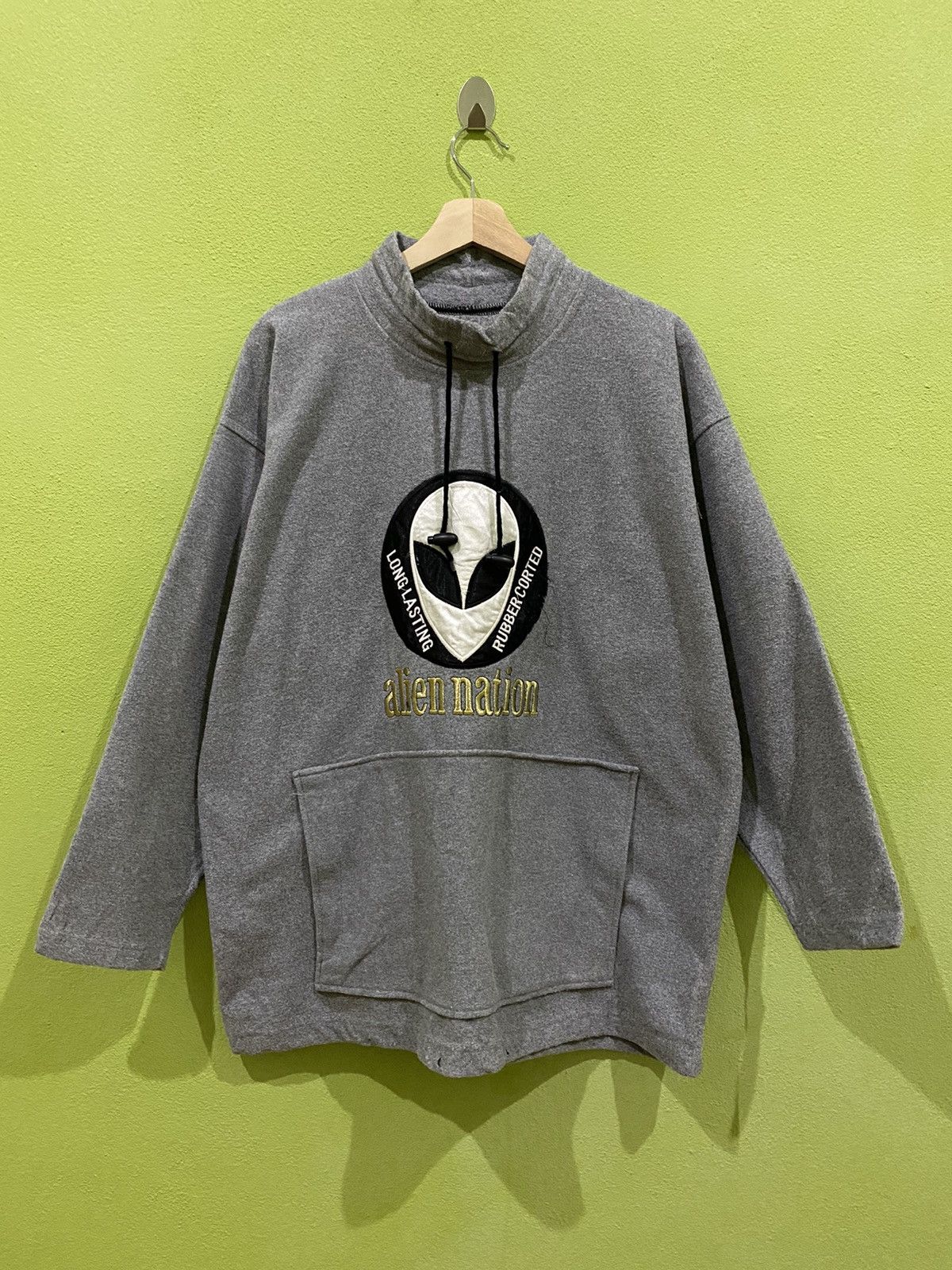 Japanese Brand 🔥 ALIEN NATION TURTLE NECK FLEECE SWEATER Size US L / EU 52-54 / 3 - 2 Thumbnail