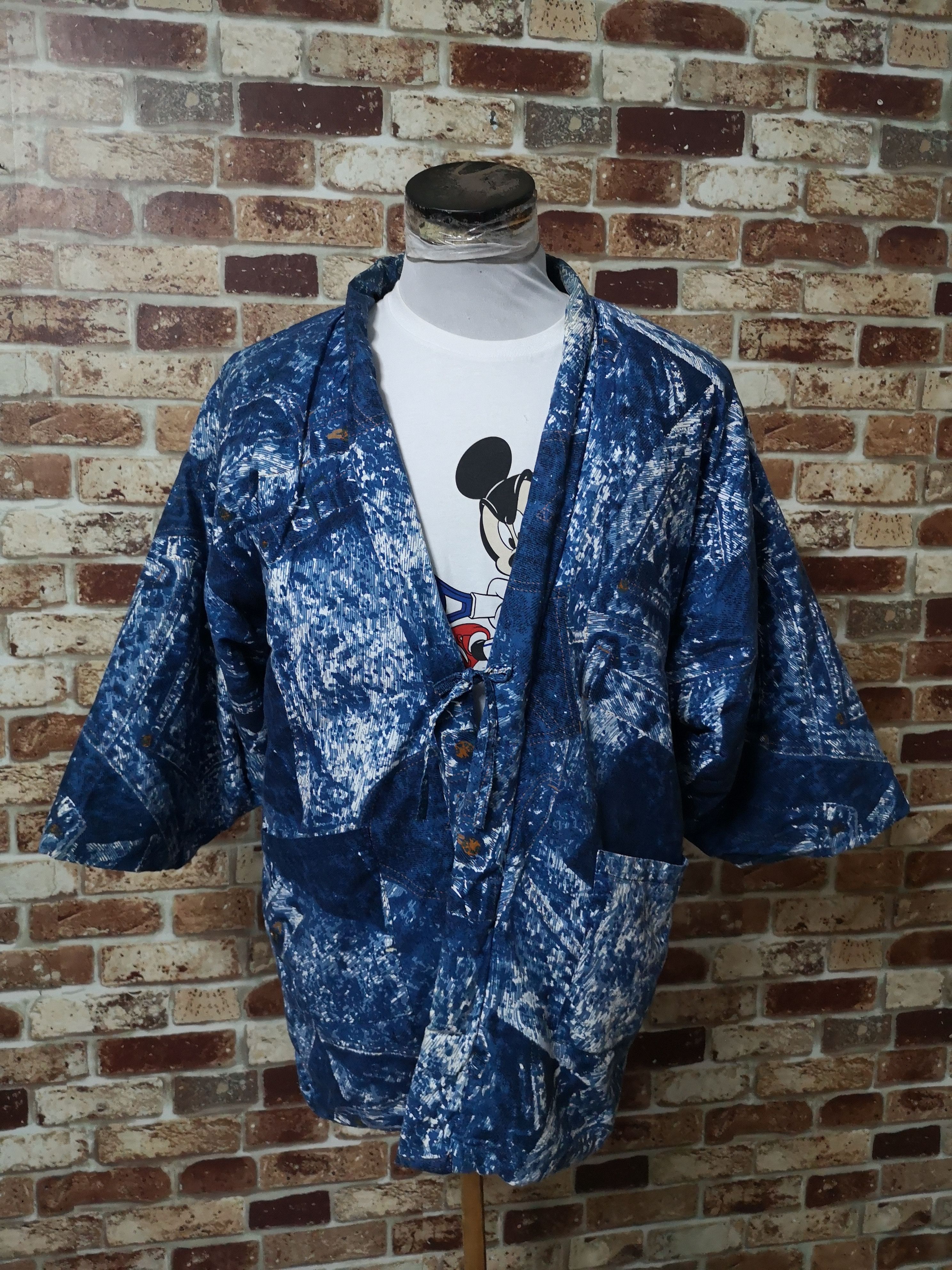 image of Komono Jacket Nice Design Like Denime Design in Blue, Men's (Size Large)