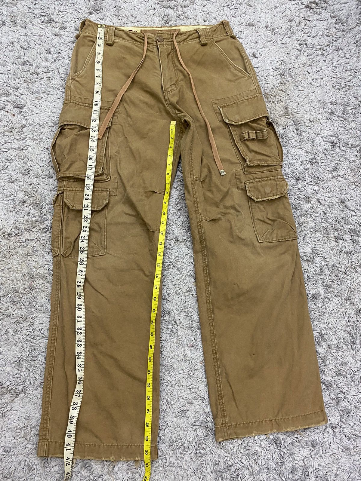 Japanese Brand Vintage Japanese Brand Whoau Distressed Cargo Pants Size US 32 / EU 48 - 13 Thumbnail