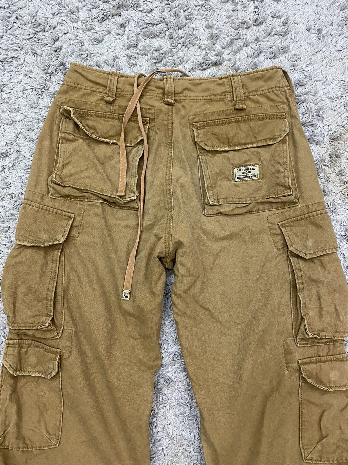 Japanese Brand Vintage Japanese Brand Whoau Distressed Cargo Pants Size US 32 / EU 48 - 7 Thumbnail