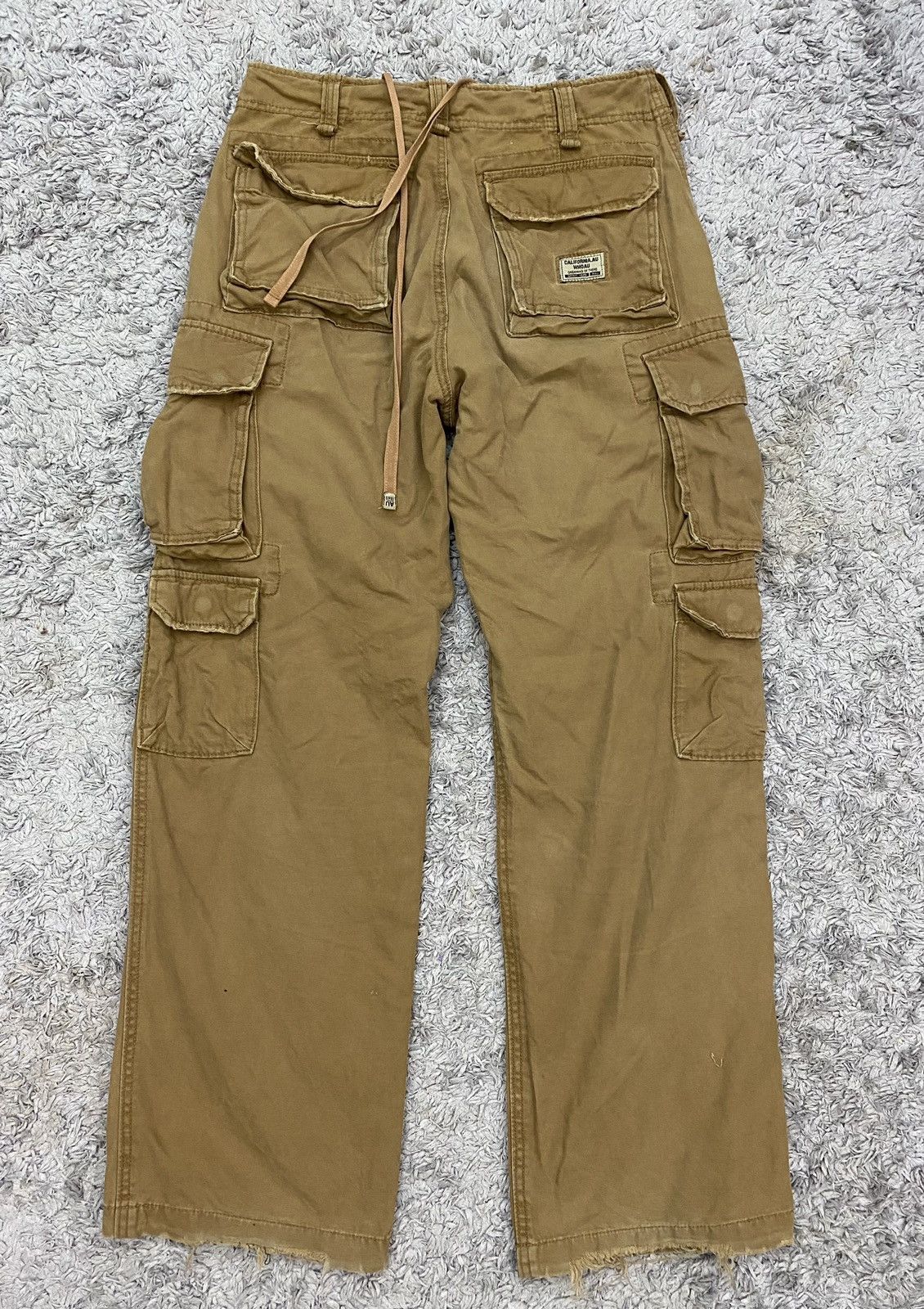 Japanese Brand Vintage Japanese Brand Whoau Distressed Cargo Pants Size US 32 / EU 48 - 6 Thumbnail