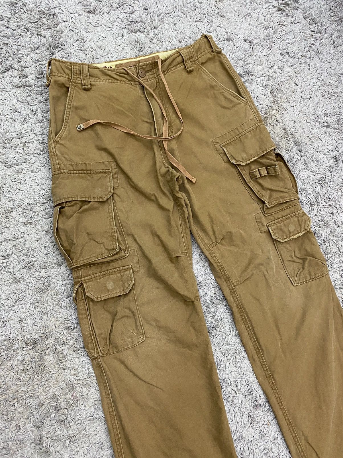 Japanese Brand Vintage Japanese Brand Whoau Distressed Cargo Pants Size US 32 / EU 48 - 3 Thumbnail