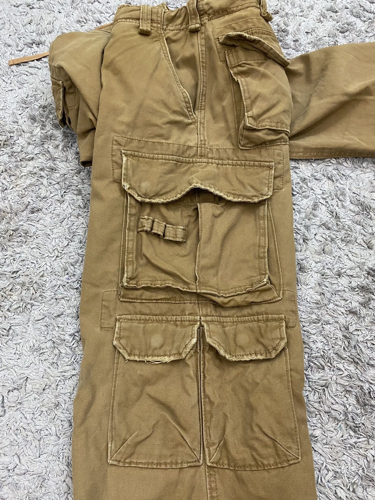 Japanese Brand Vintage Japanese Brand Whoau Distressed Cargo Pants Size US 32 / EU 48 - 10 Thumbnail