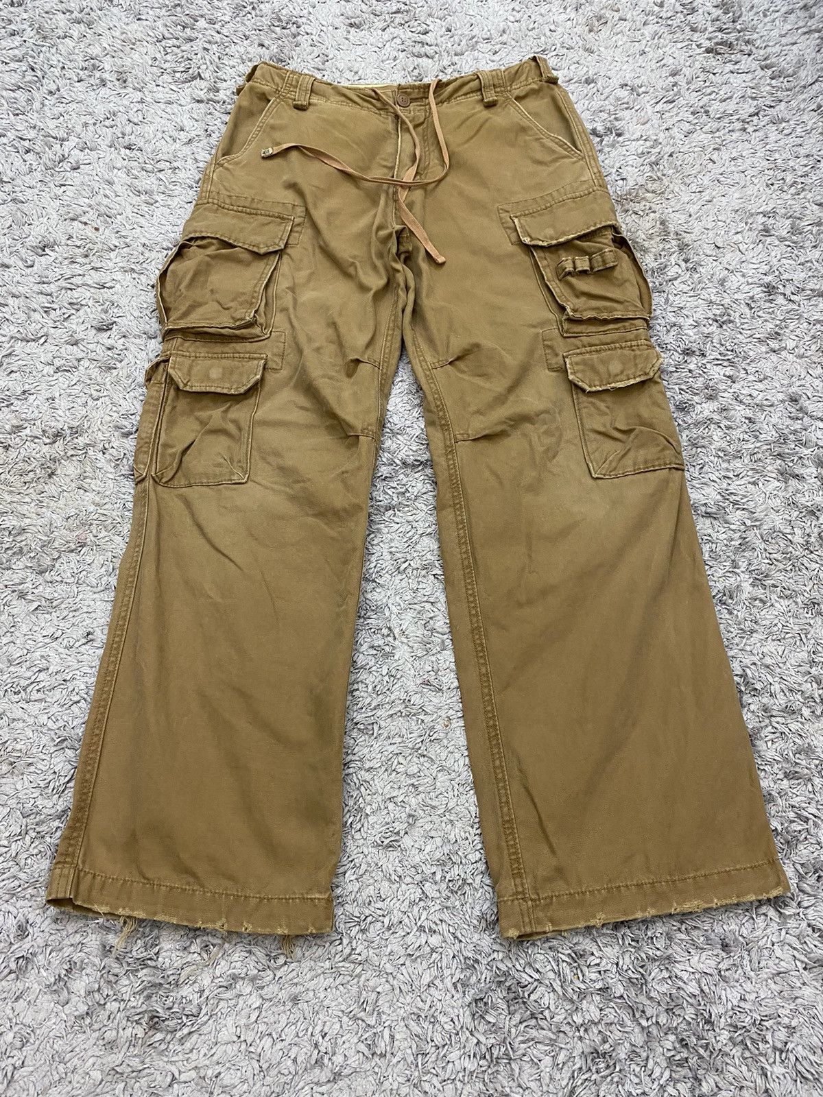 Japanese Brand Vintage Japanese Brand Whoau Distressed Cargo Pants Size US 32 / EU 48 - 5 Thumbnail