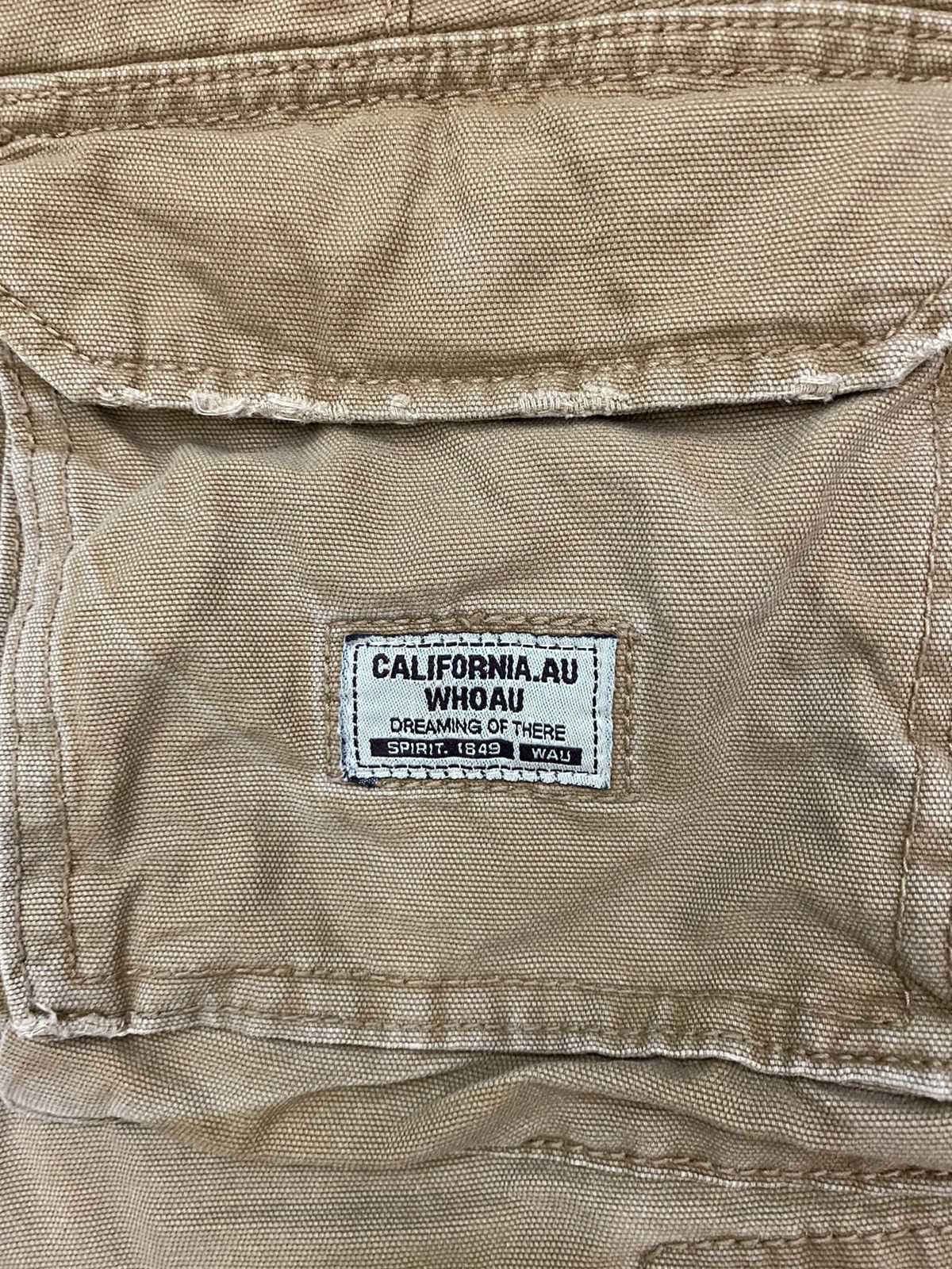 Japanese Brand Vintage Japanese Brand Whoau Distressed Cargo Pants Size US 32 / EU 48 - 8 Thumbnail