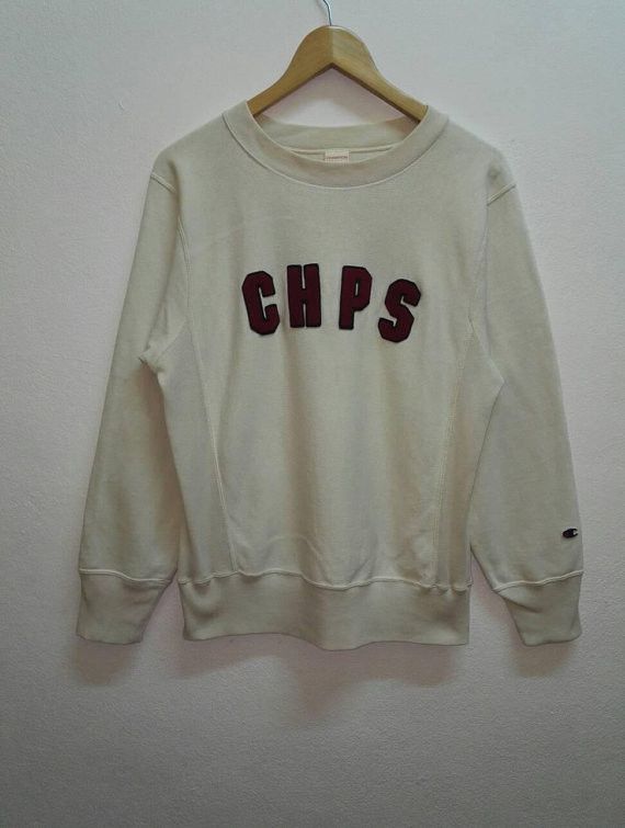 Champion Vintage🔥 Sweatshirt Champion Big Logo spellout Size US M / EU 48-50 / 2 - 1 Thumbnail
