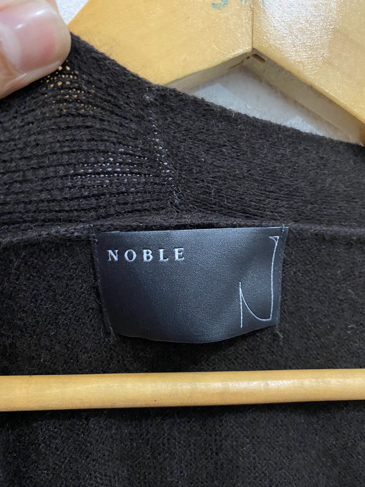 Japanese Brand Noble Knitwear Button Jacket Size US M / EU 48-50 / 2 - 6 Thumbnail