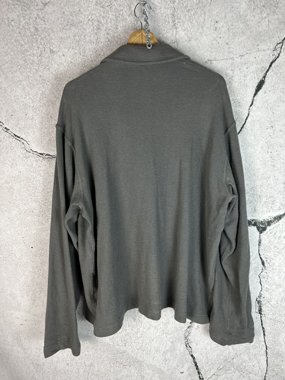 Arket Arket Navy Half Zip Long Sleeve Polo Pullover Sweat Size US L / EU 52-54 / 3 - 2 Thumbnail