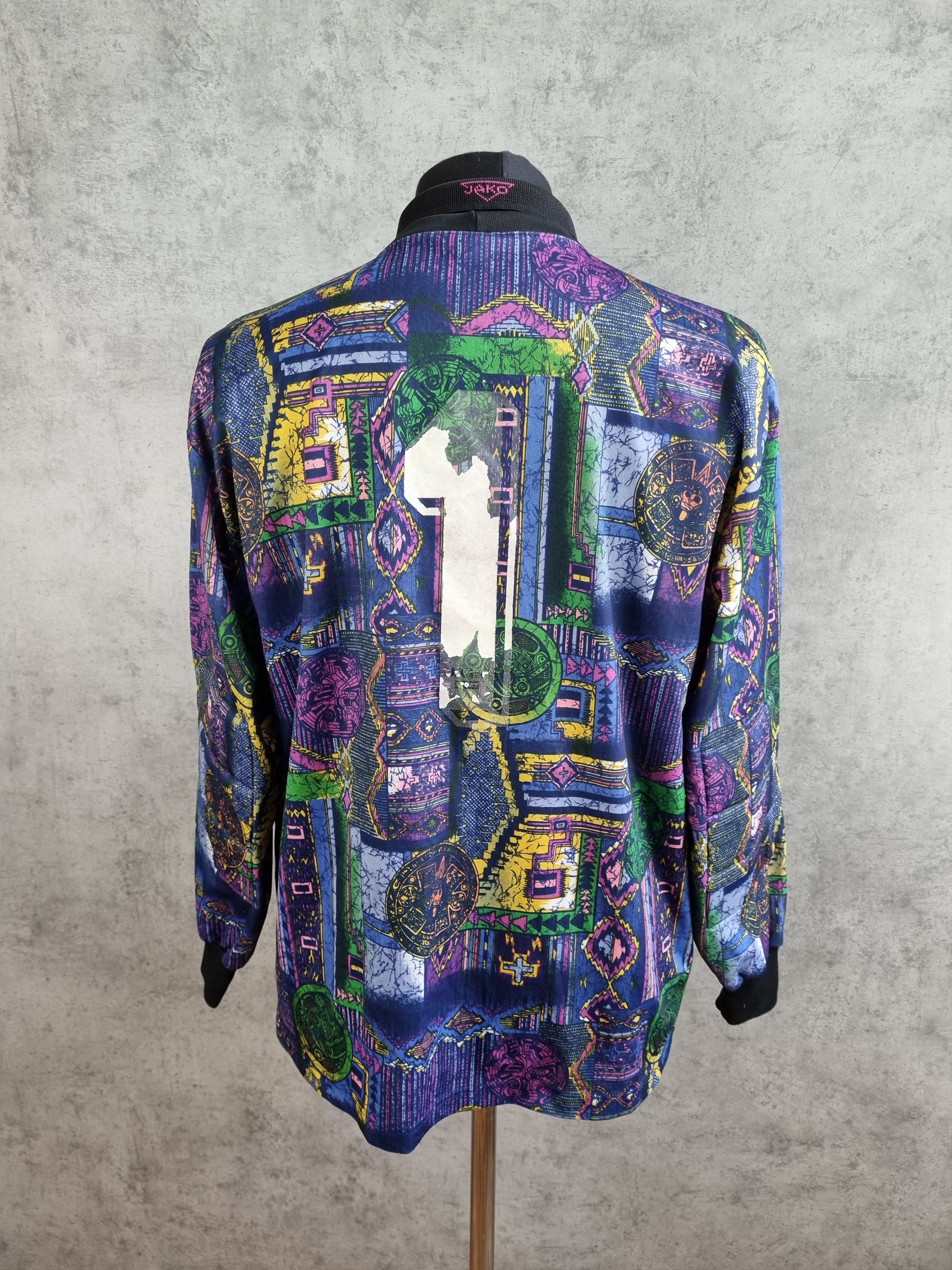 Vintage 90s Psychedelic JAKO Soccer Goal Keeper Jersey Size US M / EU 48-50 / 2 - 3 Thumbnail