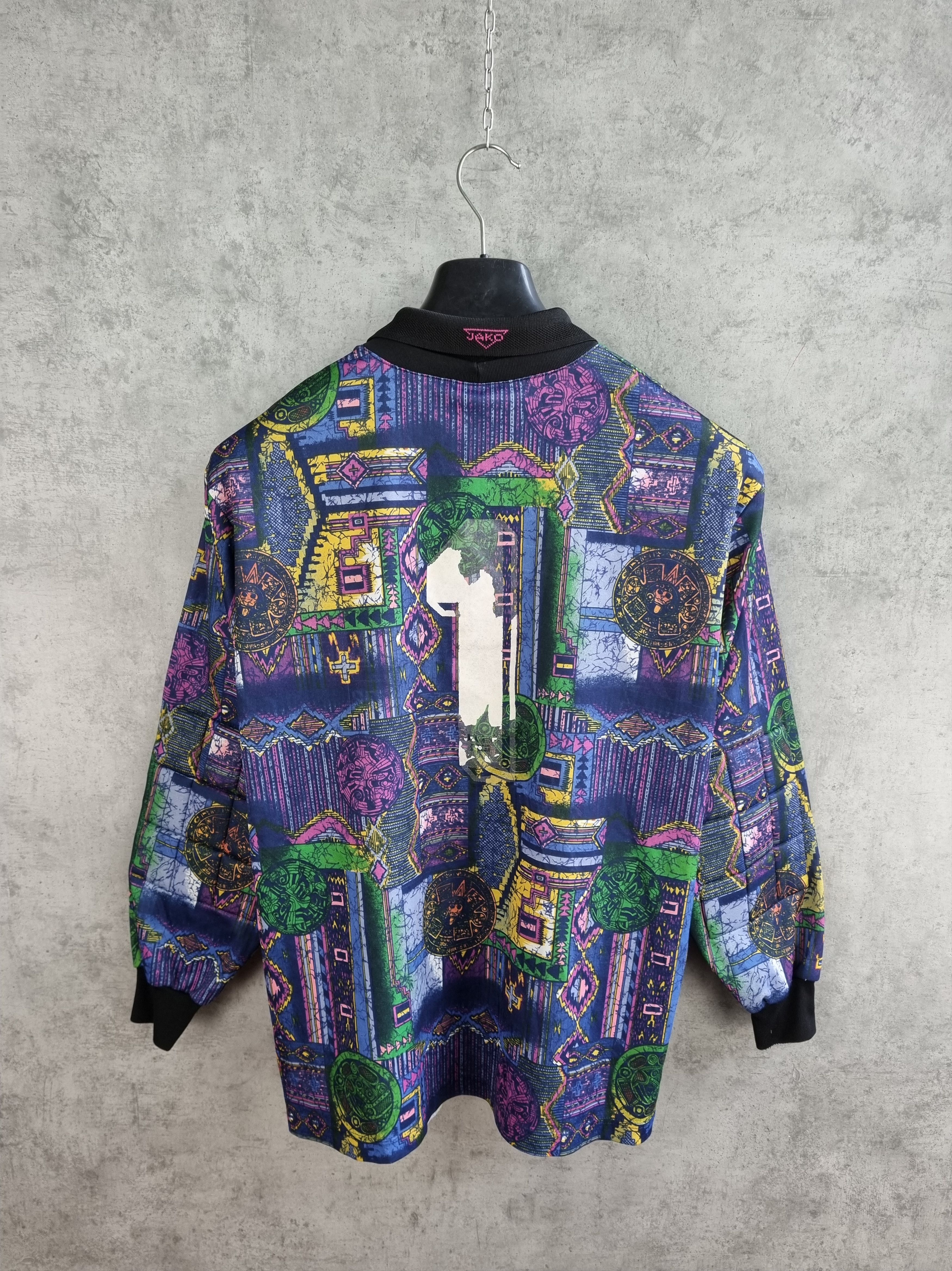 Vintage 90s Psychedelic JAKO Soccer Goal Keeper Jersey Size US M / EU 48-50 / 2 - 5 Thumbnail