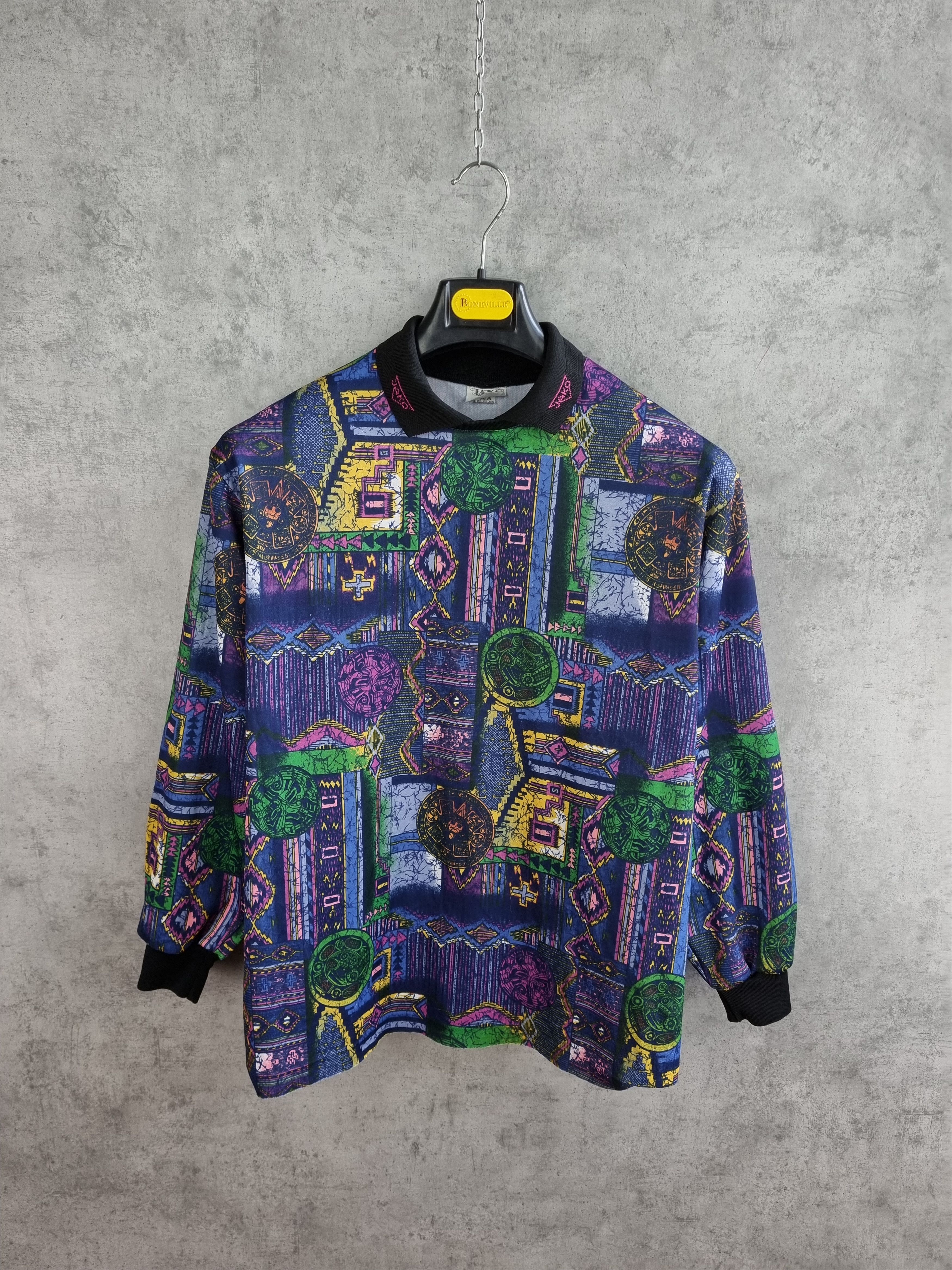 Vintage 90s Psychedelic JAKO Soccer Goal Keeper Jersey Size US M / EU 48-50 / 2 - 15 Thumbnail