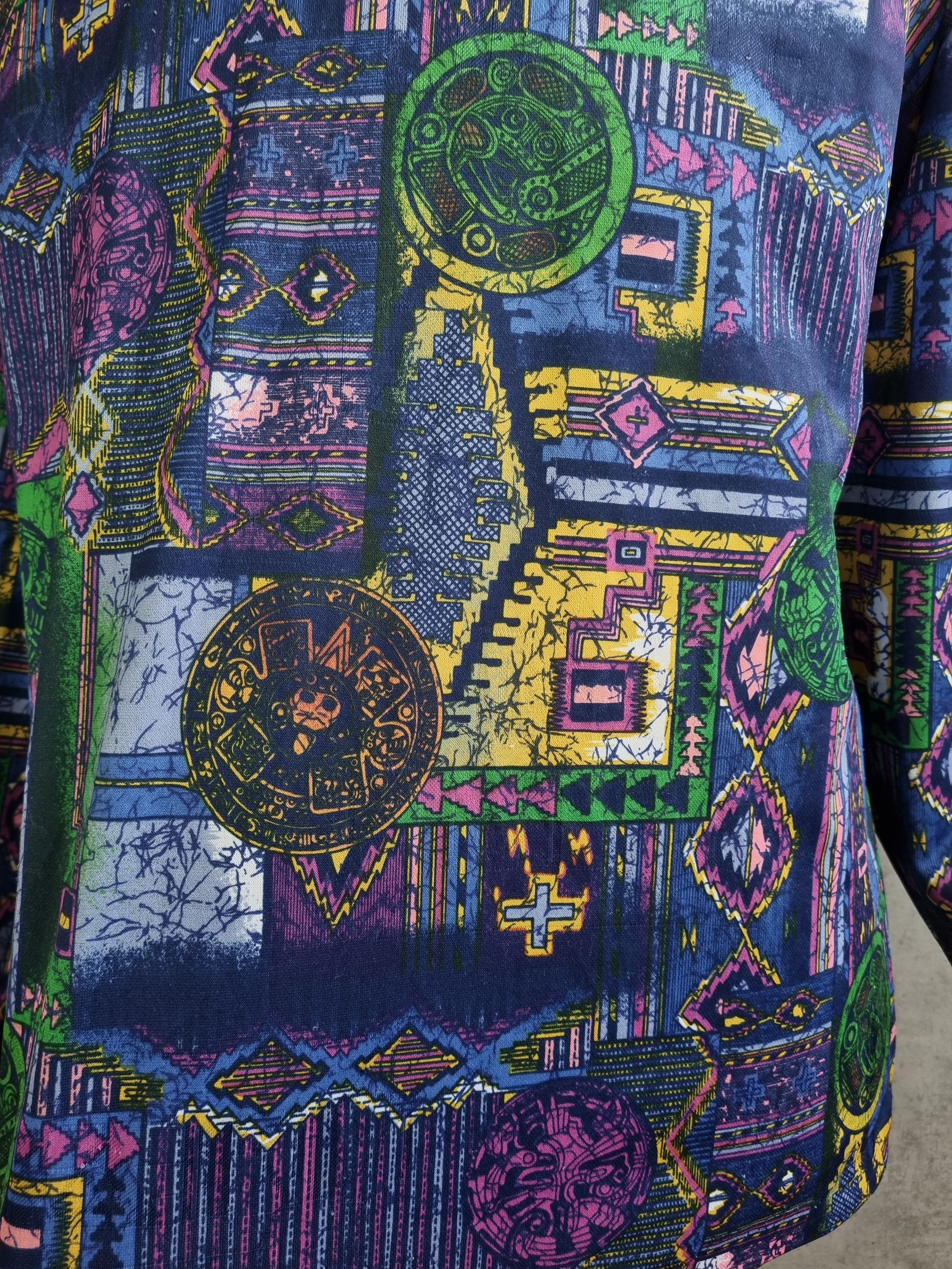 Vintage 90s Psychedelic JAKO Soccer Goal Keeper Jersey Size US M / EU 48-50 / 2 - 7 Thumbnail