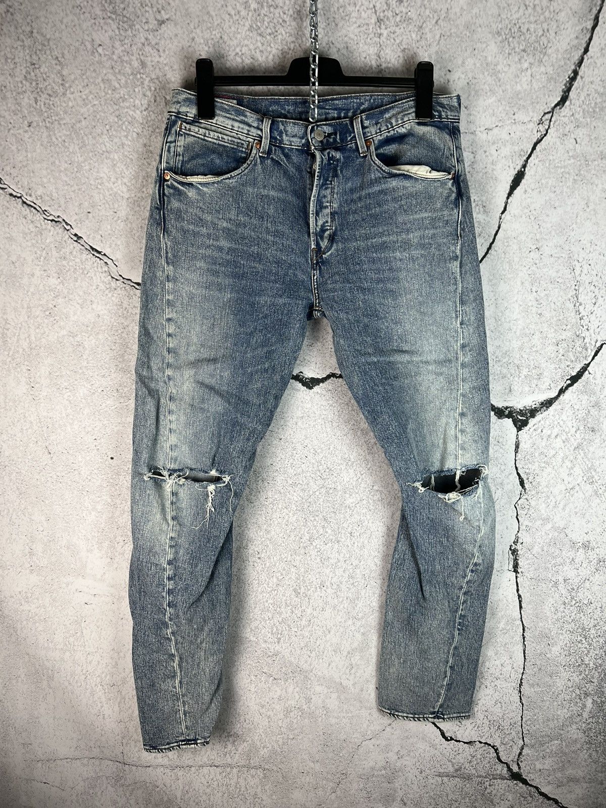 Levi's Levi’s distressed denim engineered pants LEJ 502 Size US 33 - 1 Thumbnail