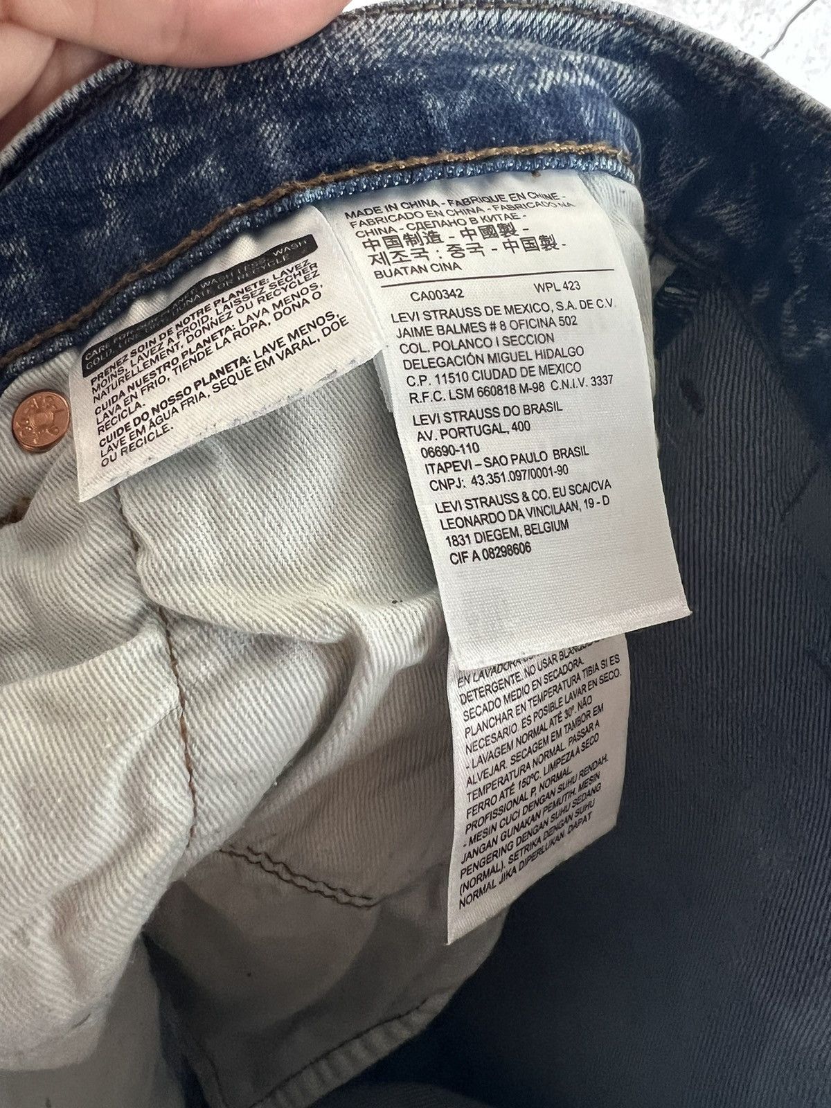 Levi's Levi’s distressed denim engineered pants LEJ 502 Size US 33 - 6 Thumbnail