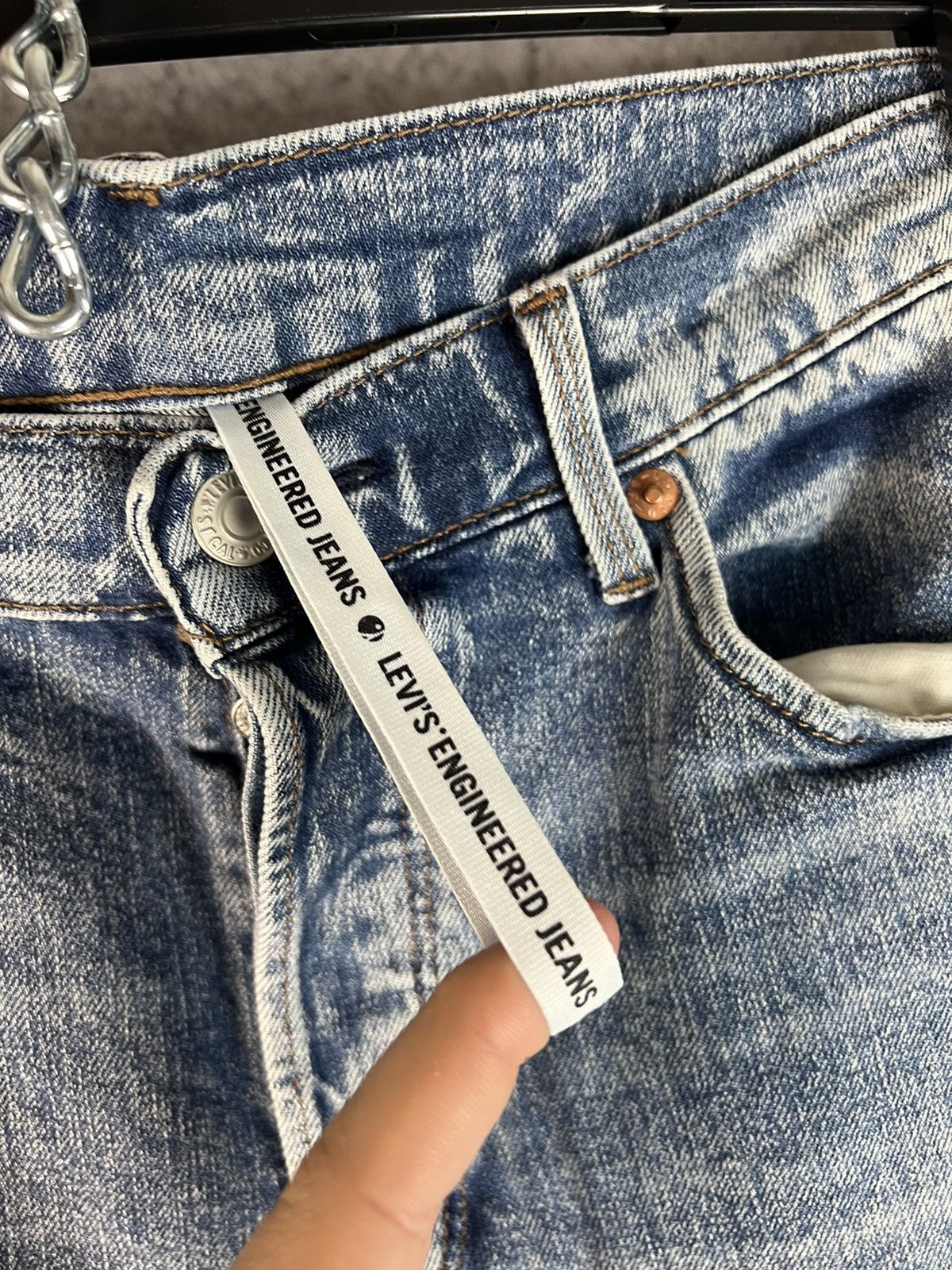 Levi's Levi’s distressed denim engineered pants LEJ 502 Size US 33 - 4 Thumbnail