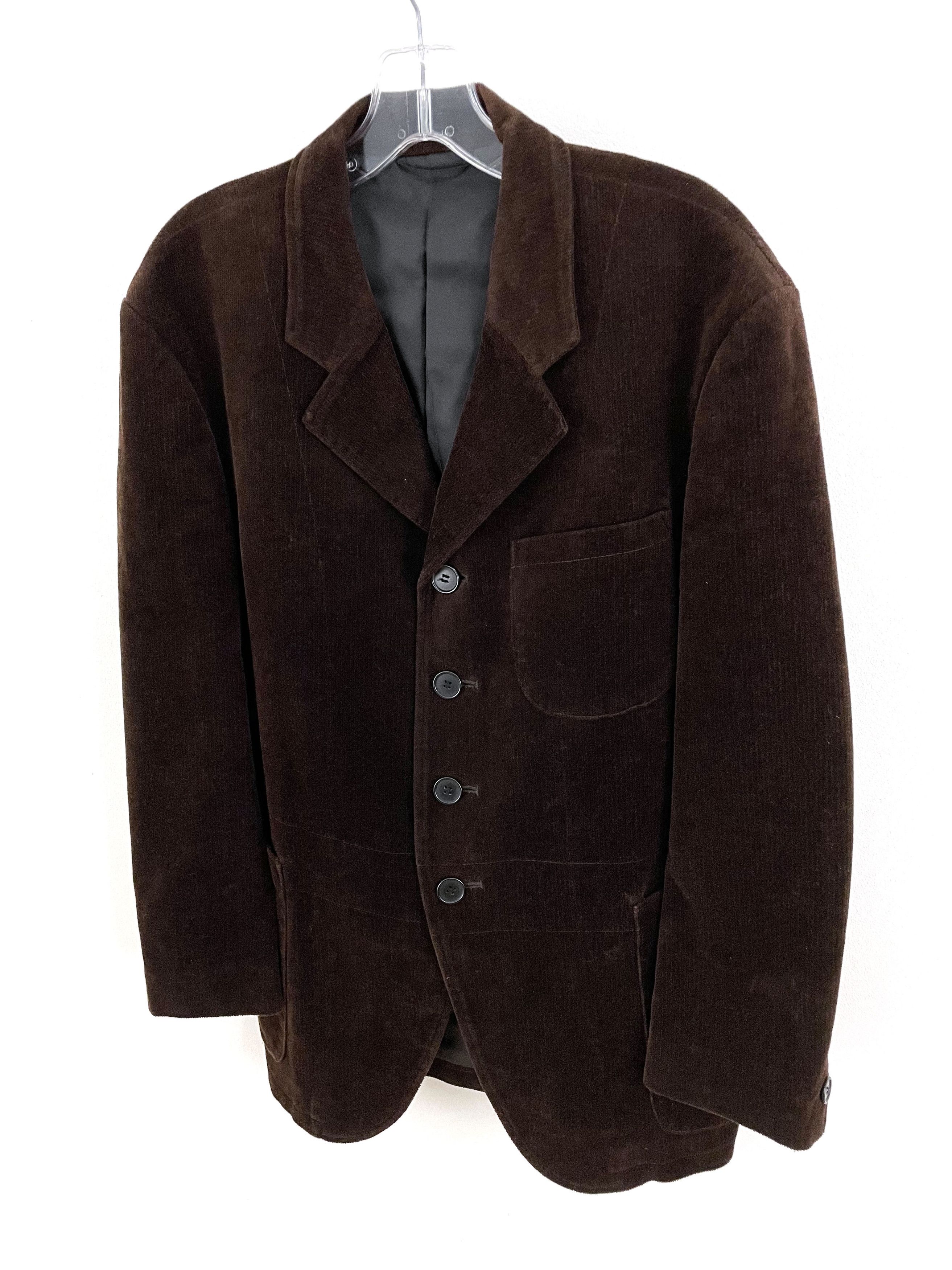 Yohji Yamamoto Against All Risks Corduroy Blazer Size US L / EU 52-54 / 3 - 2 Thumbnail