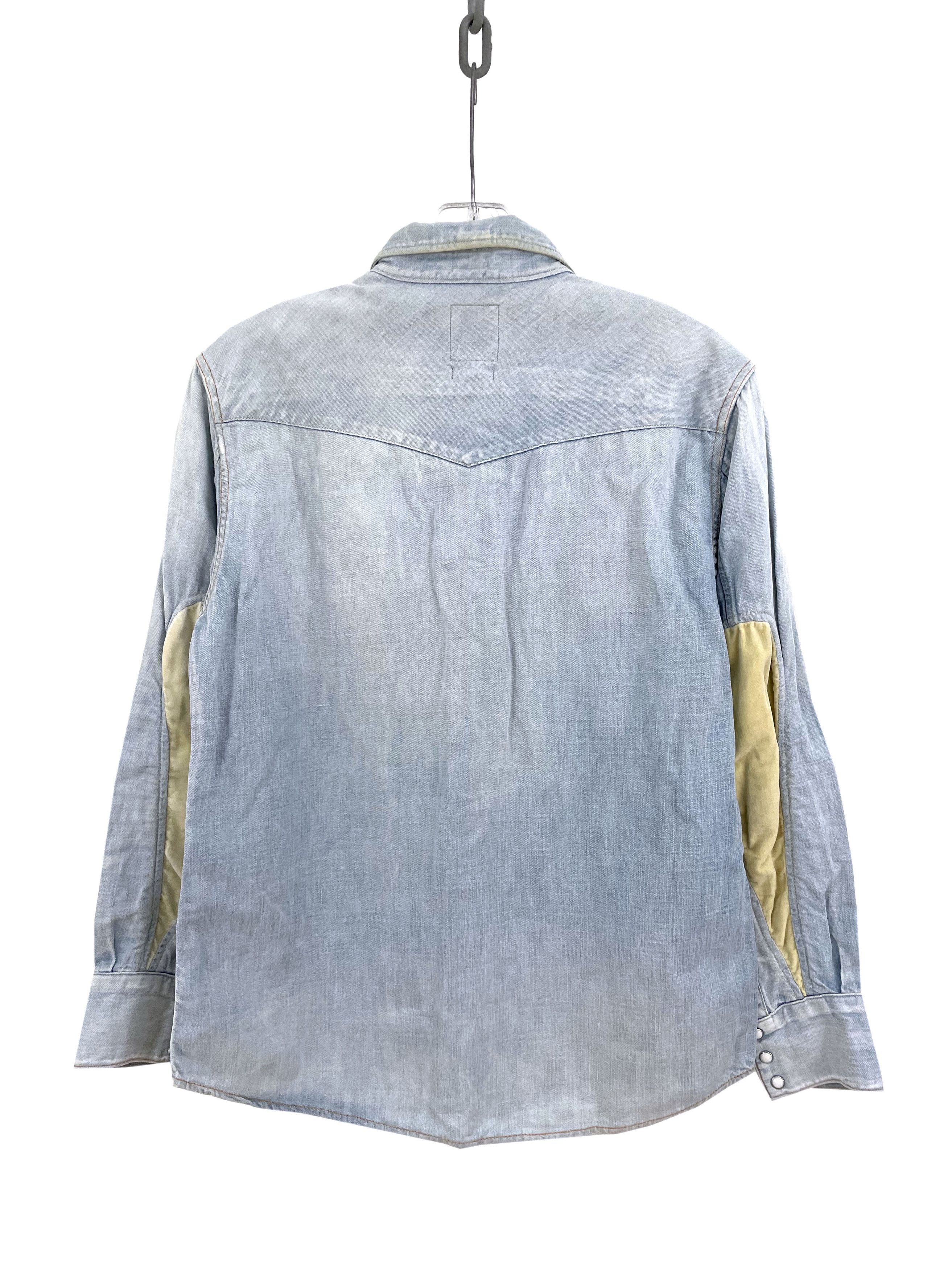 image of Visvim Albacore Denim Shirt in Blue, Men's (Size Small)