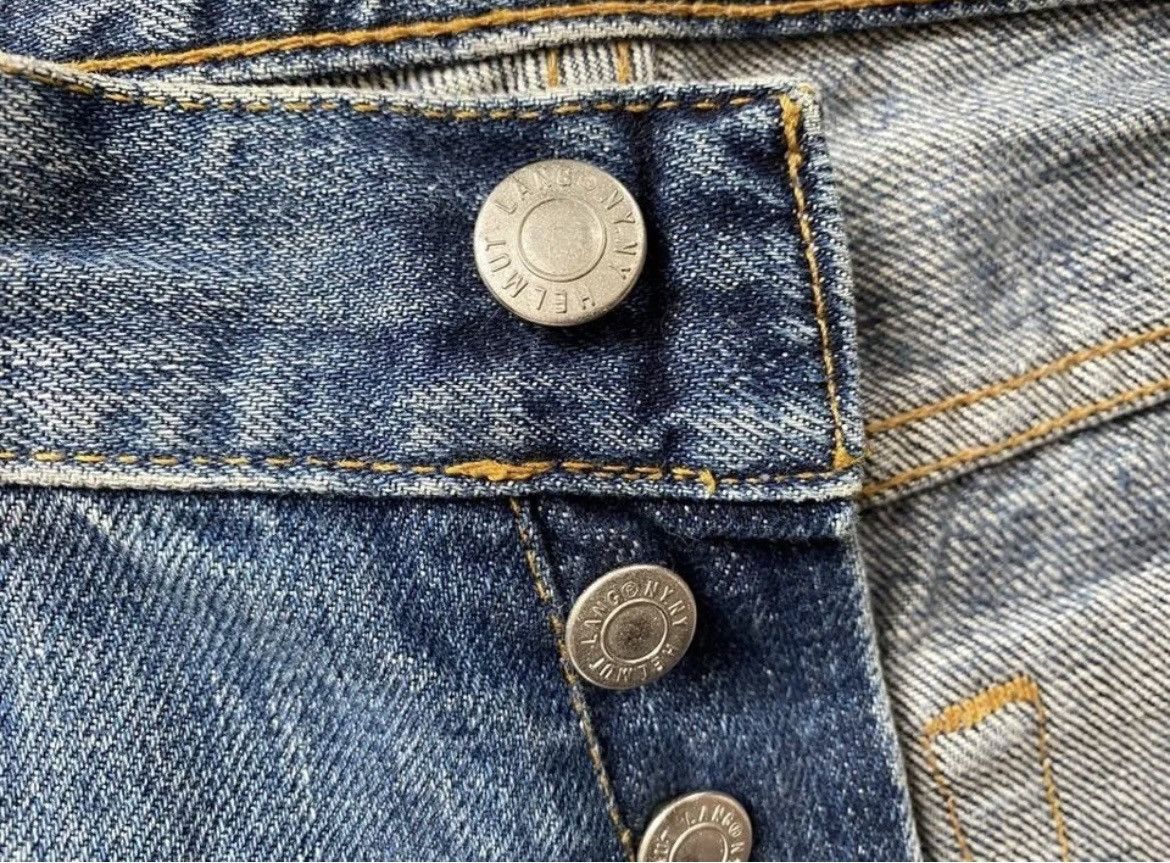 HELMUT LANG ブルー ジーンズ HELMUT LANG BLUE WASHED DENIM