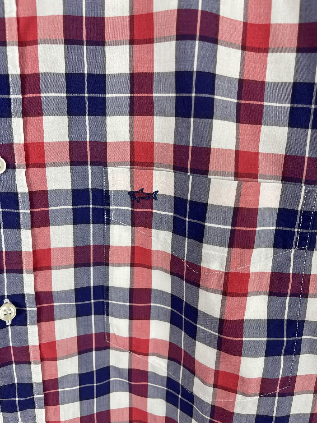Paul & Shark Paul & Shark multicolor checkered long sleeve shirt Size US XL / EU 56 / 4 - 4 Thumbnail