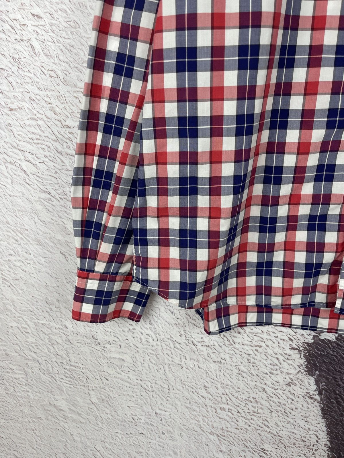 Paul & Shark Paul & Shark multicolor checkered long sleeve shirt Size US XL / EU 56 / 4 - 5 Thumbnail
