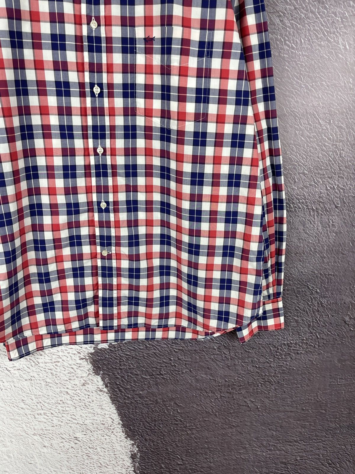 Paul & Shark Paul & Shark multicolor checkered long sleeve shirt Size US XL / EU 56 / 4 - 6 Thumbnail