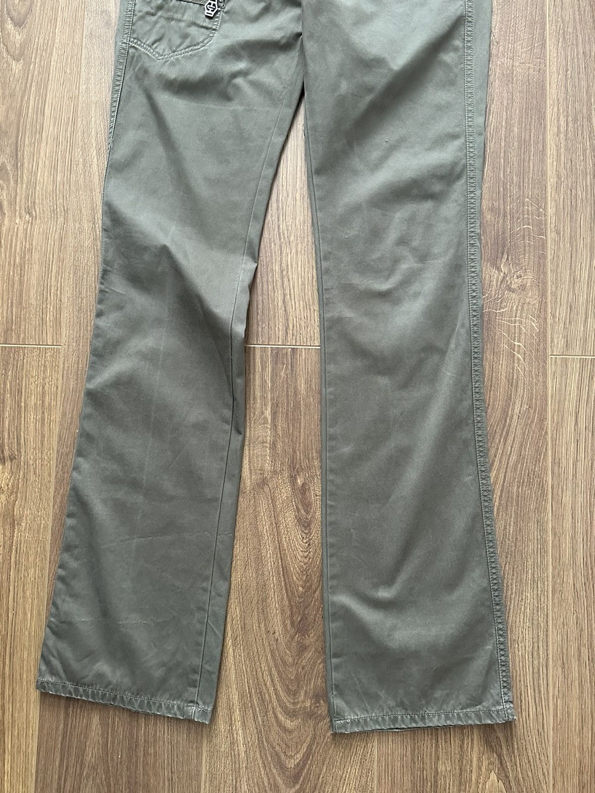 Diesel × Vintage Diesel Vintage Khaki Cotton Embroidered Women’s Pants Size 28" / US 6 / IT 42 - 5 Thumbnail