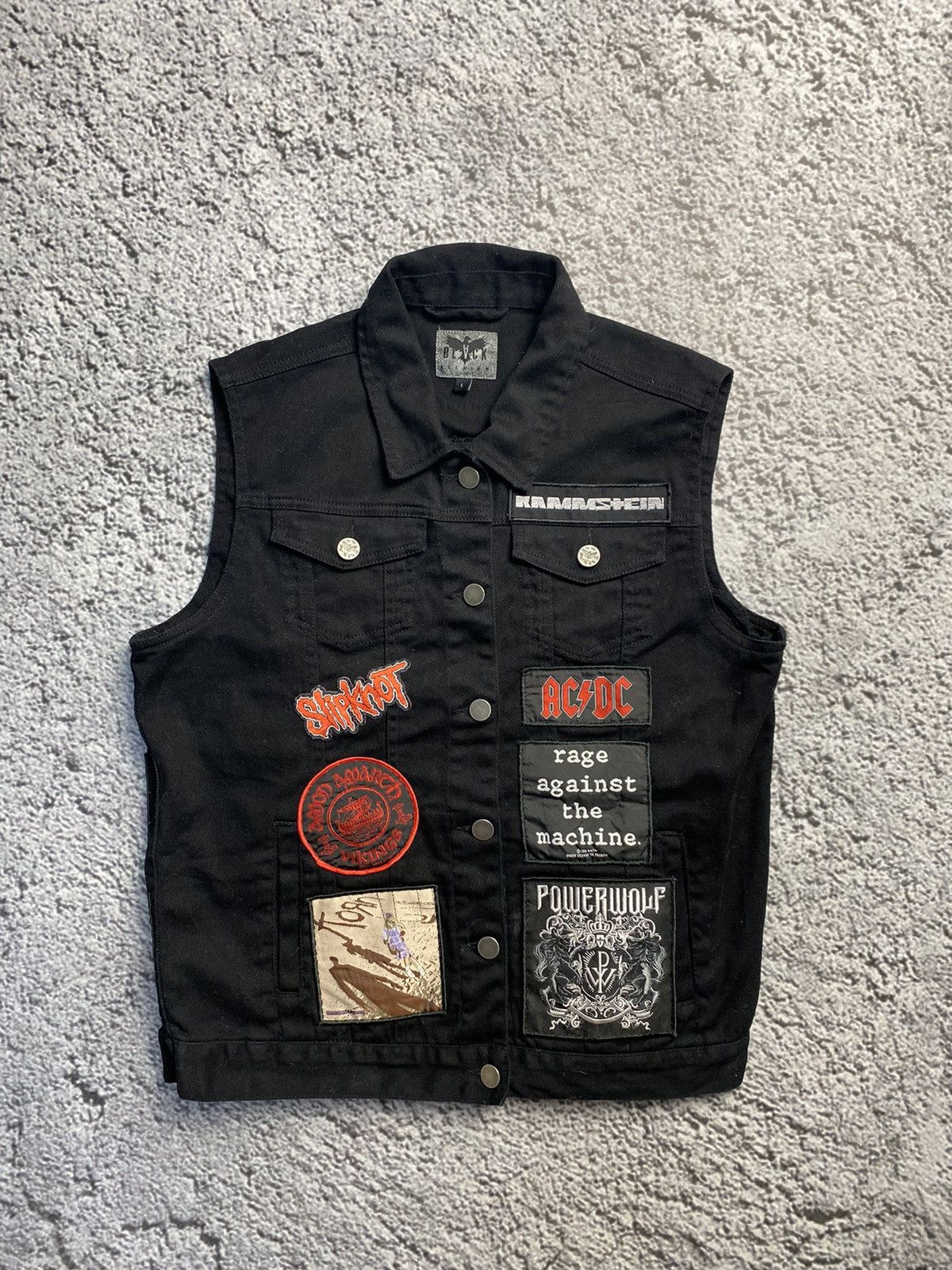 Custom Custom jeans rock vests | Grailed